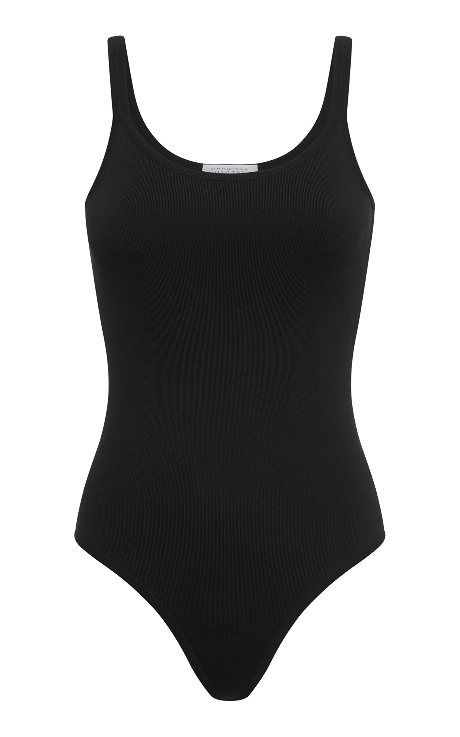 Gabriela Hearst Anjea Knit Silk Bodysuit - Black - XS