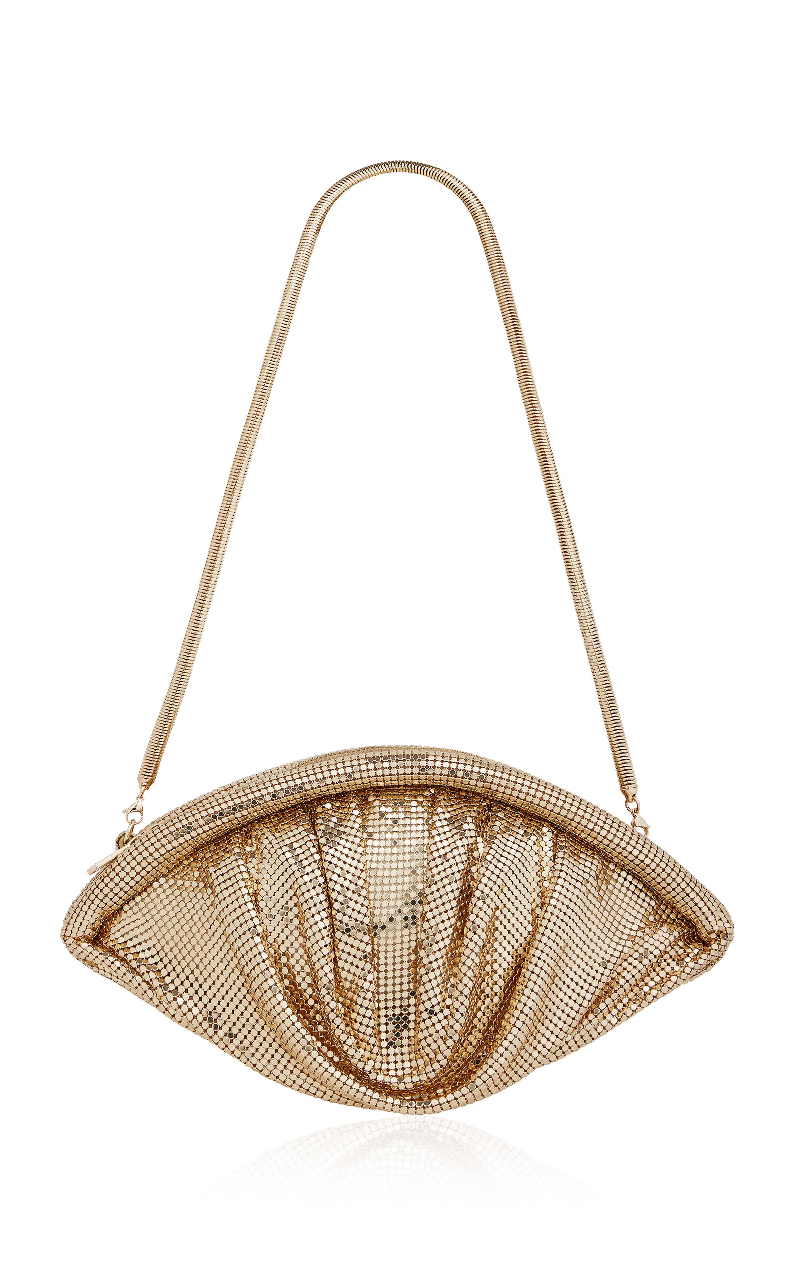 Rabanne Crystal Mesh Pochette Clutch