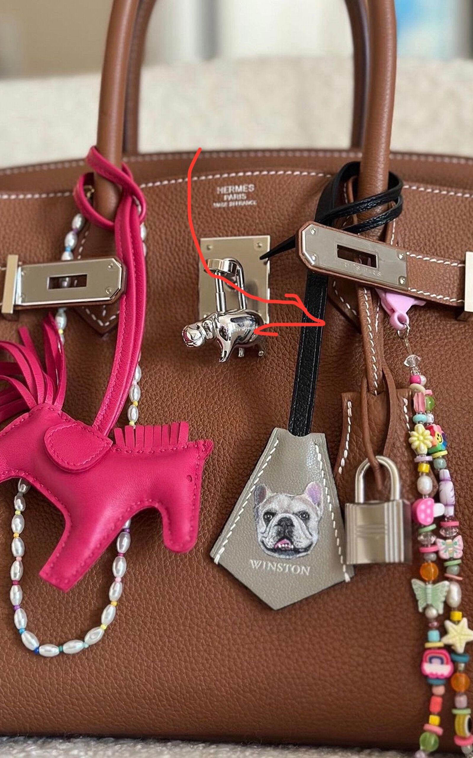 Logan Real Bespoke Pet Charm In N,a