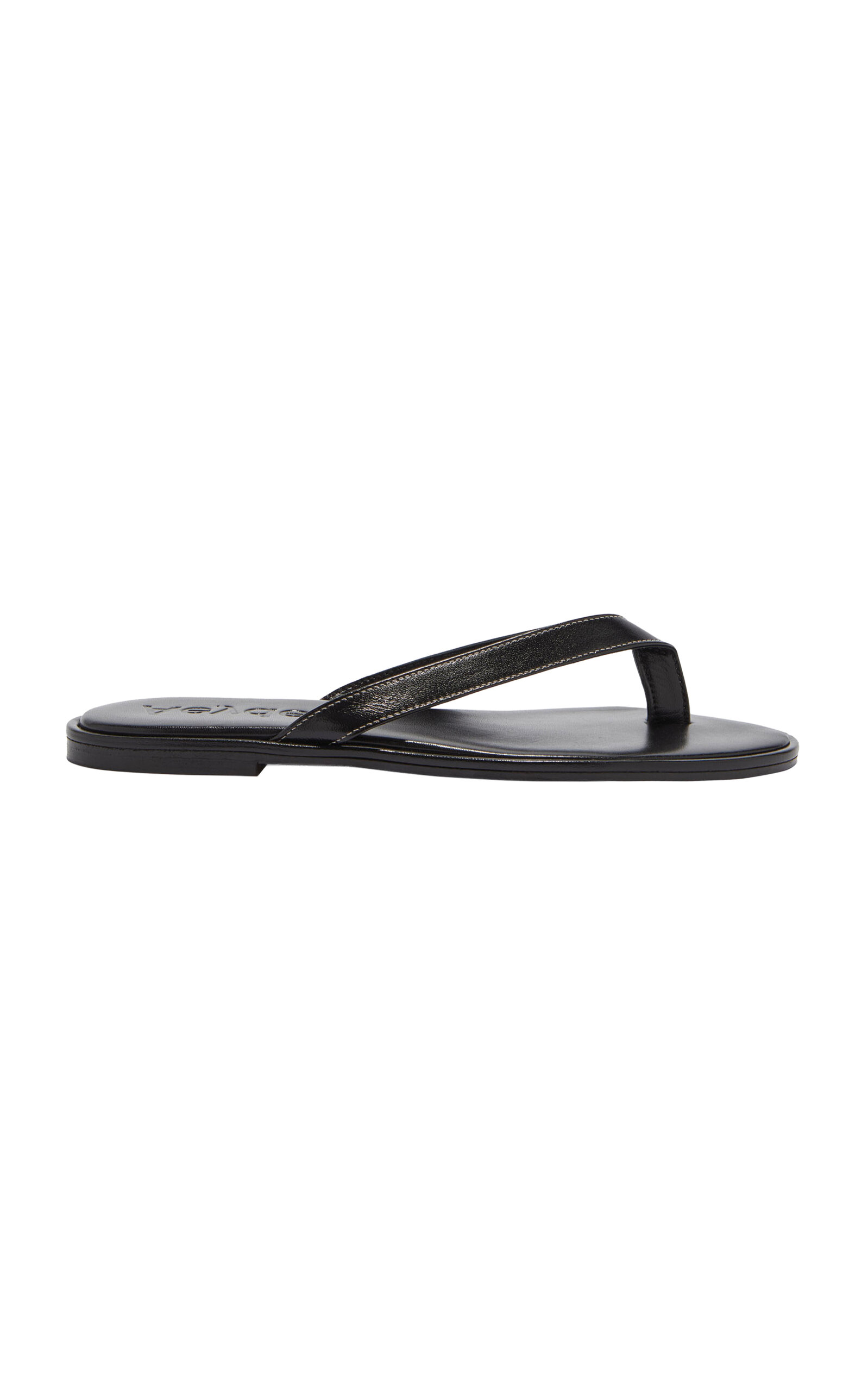 Aeyde Melody Leather Thong Sandals