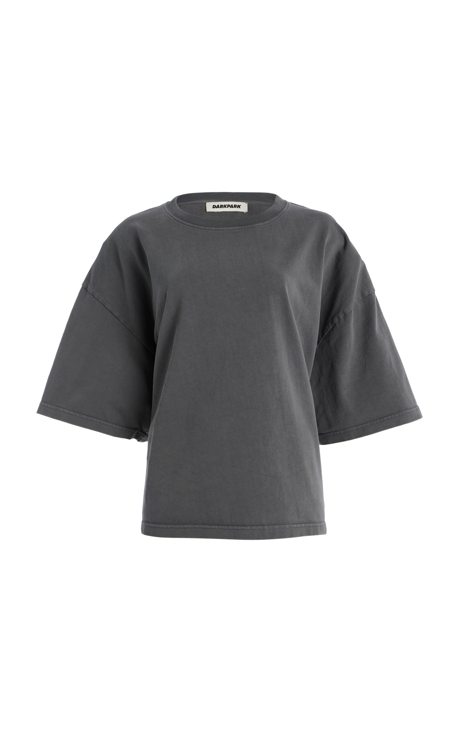 Darkpark Doyle Draped Cotton T-shirt