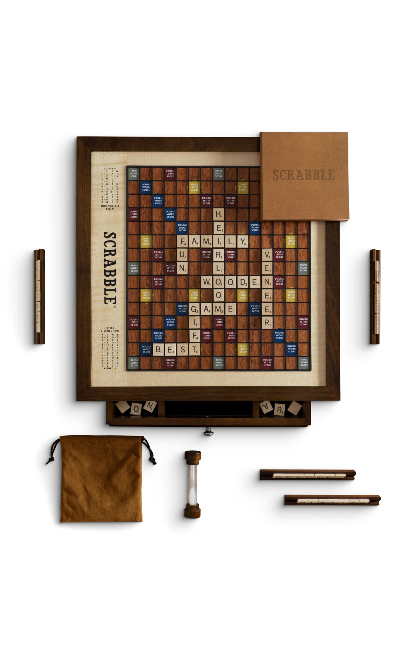 WS Game Company Scrabble Heirloom Edition - Brown