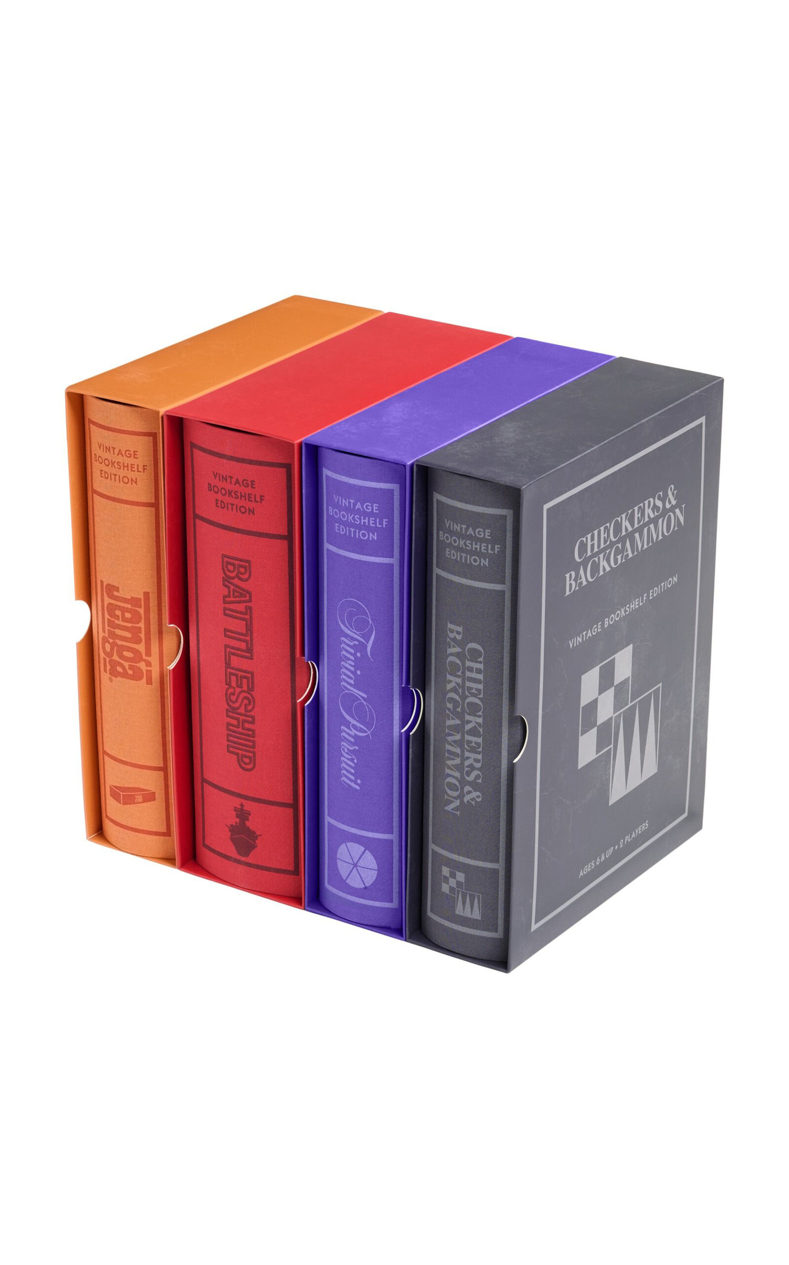 Ws Game Company Set-of-four Vintage Bookshelf Assortment In Multi