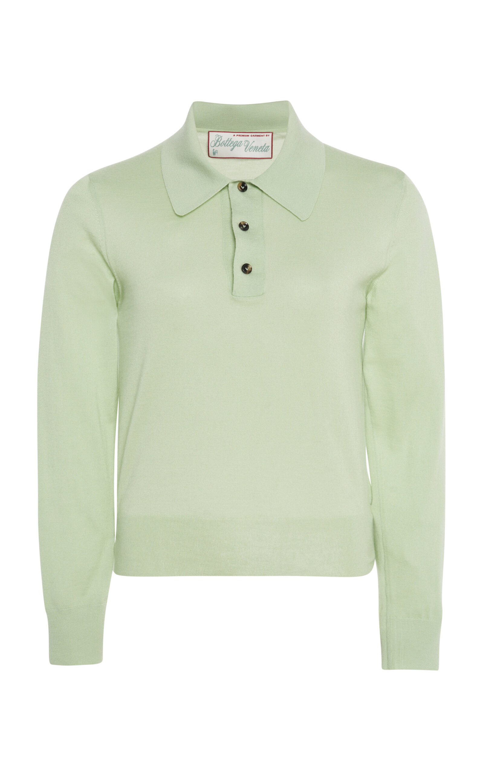 Bottega Veneta Cashmere Polo Top