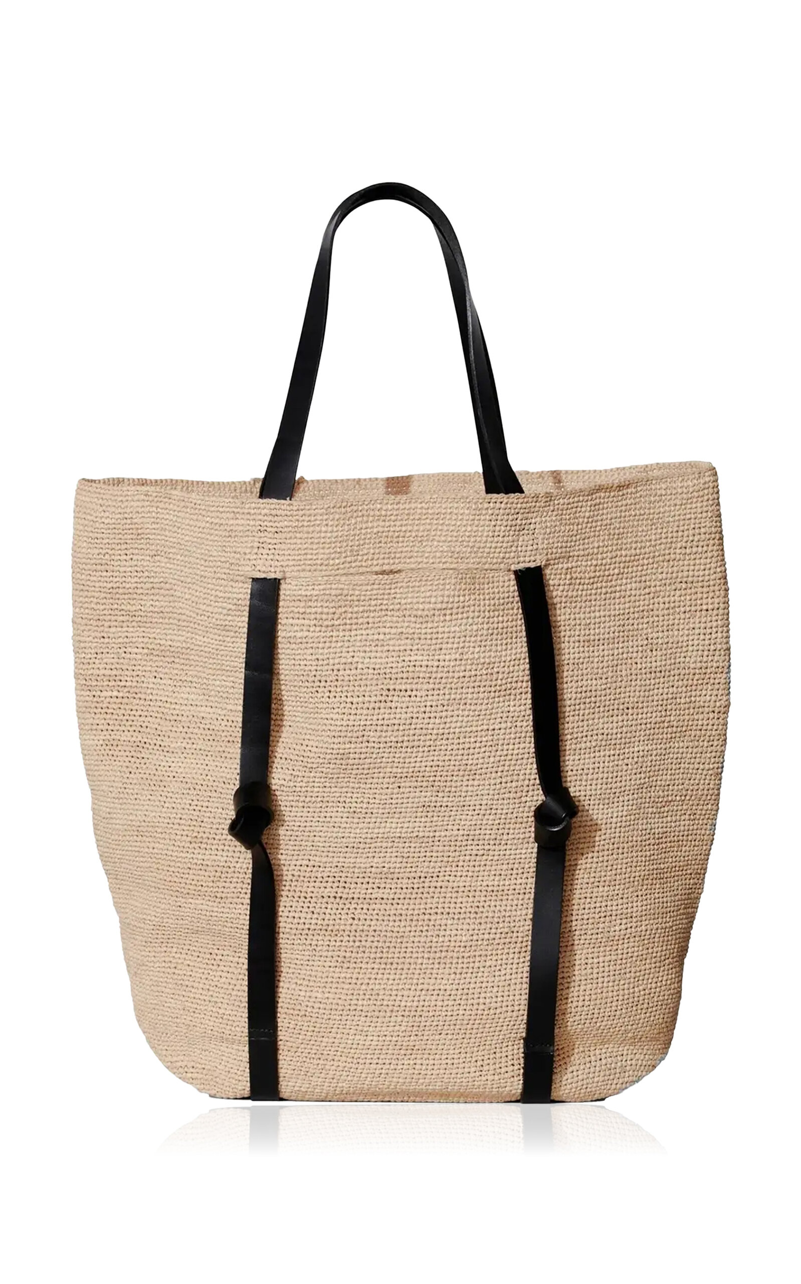 Janessa Leone Tanner Straw Tote Bag