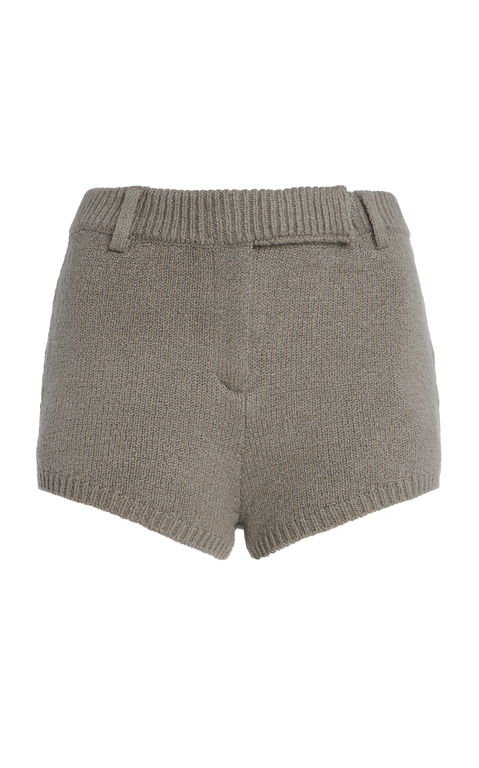 Aya Muse Ivy Knit Cotton Shorts