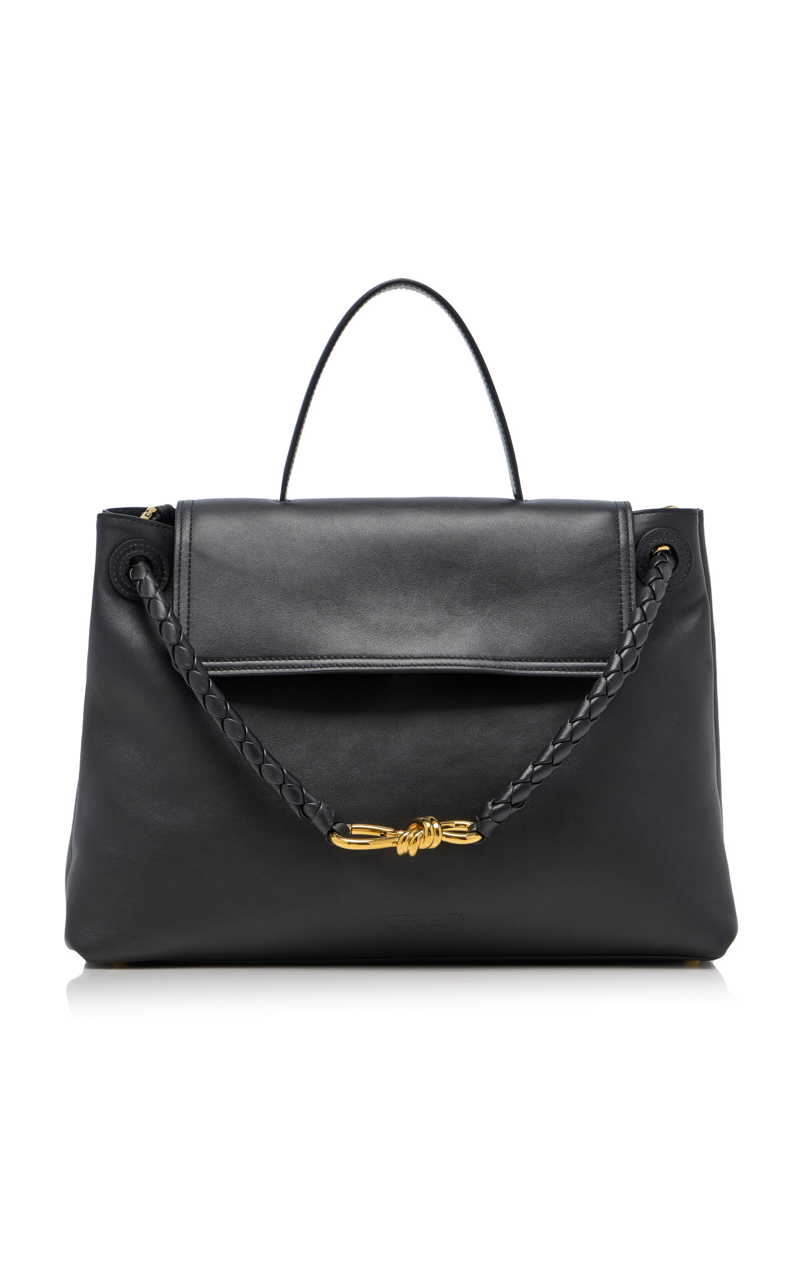 Bottega Veneta Medium Andiamo Leather Top Handle Bag