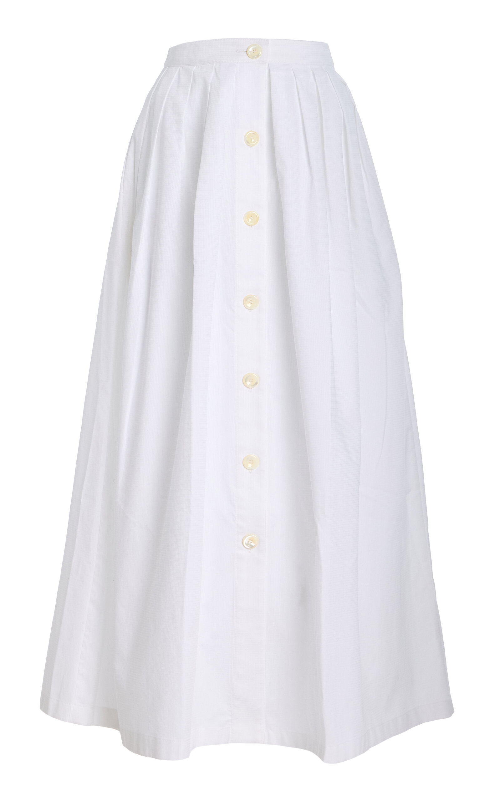 The Lilium Checked-Cotton Skirt