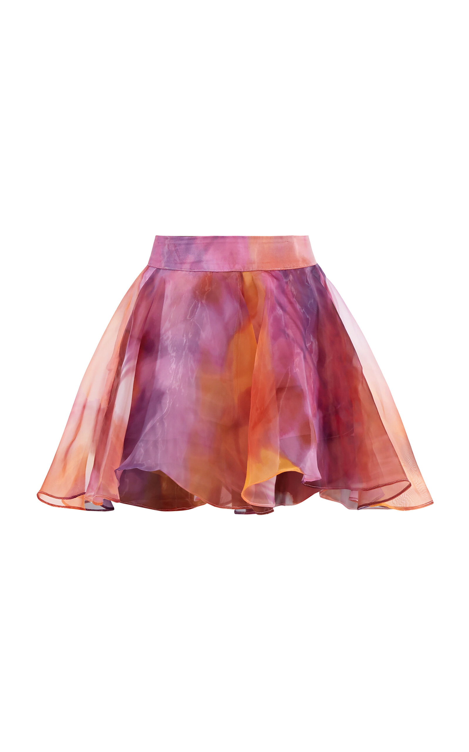Flared Organza Shorts
