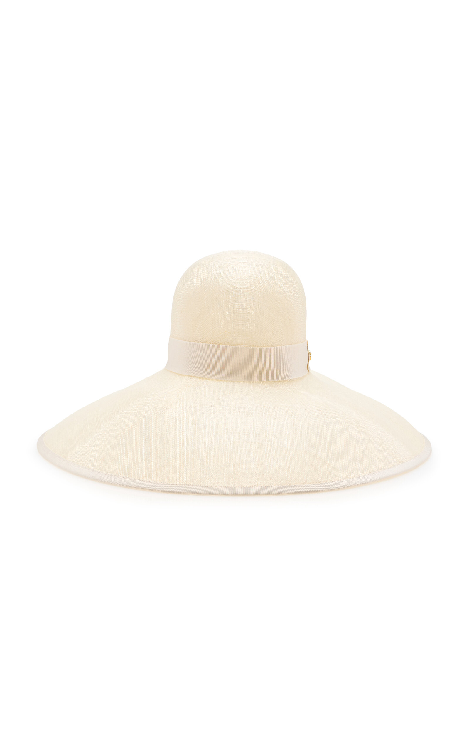 Valentino Large Woven Hat In White