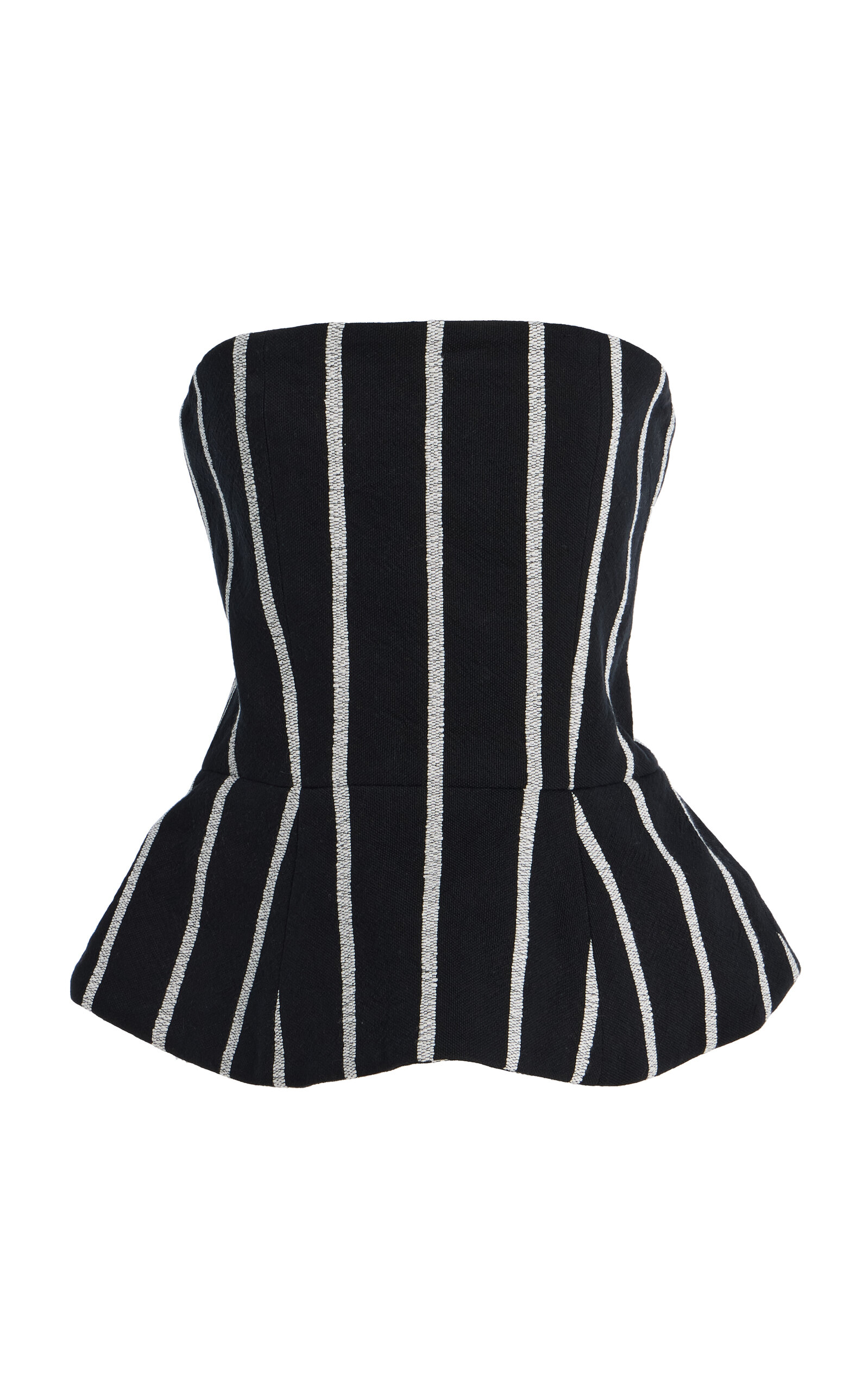 The Striped Cotton Corset Top