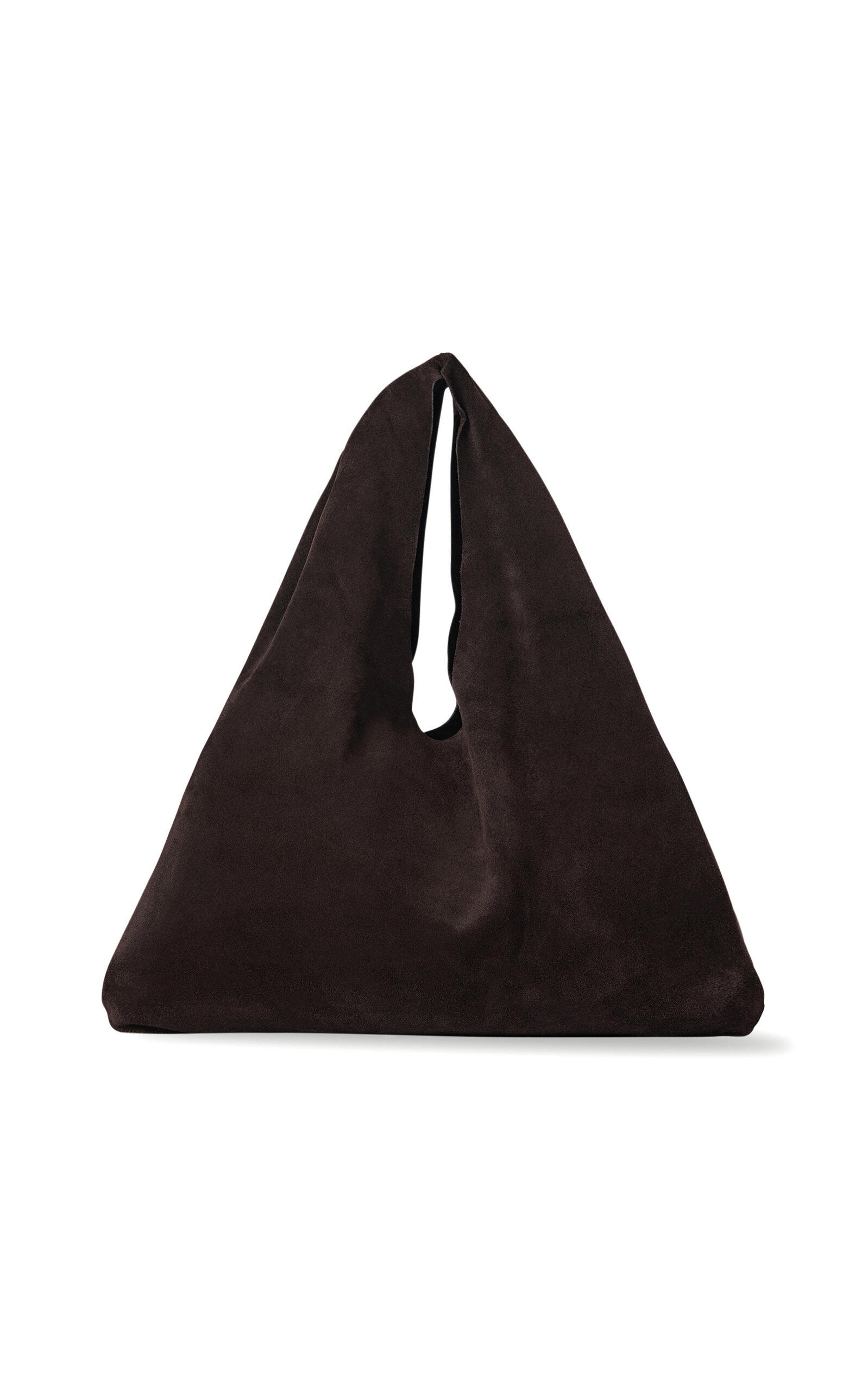 The Row Small Bindle Suede Bag