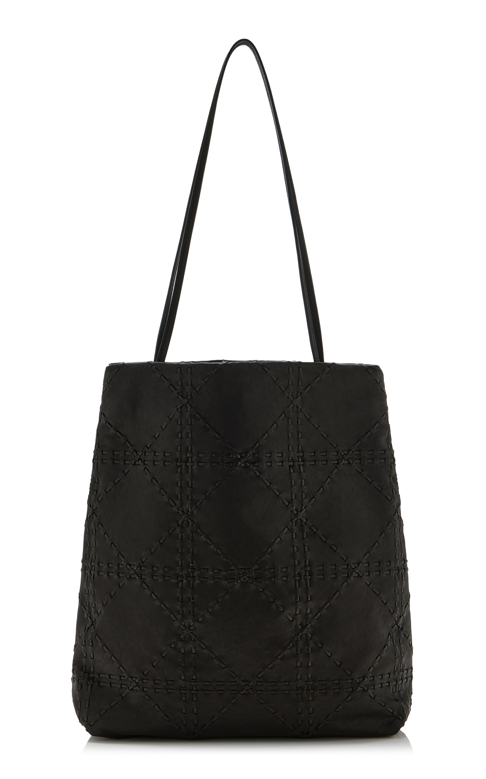 The Row Lilou Embroidered Leather Tote Bag - Men's Bags