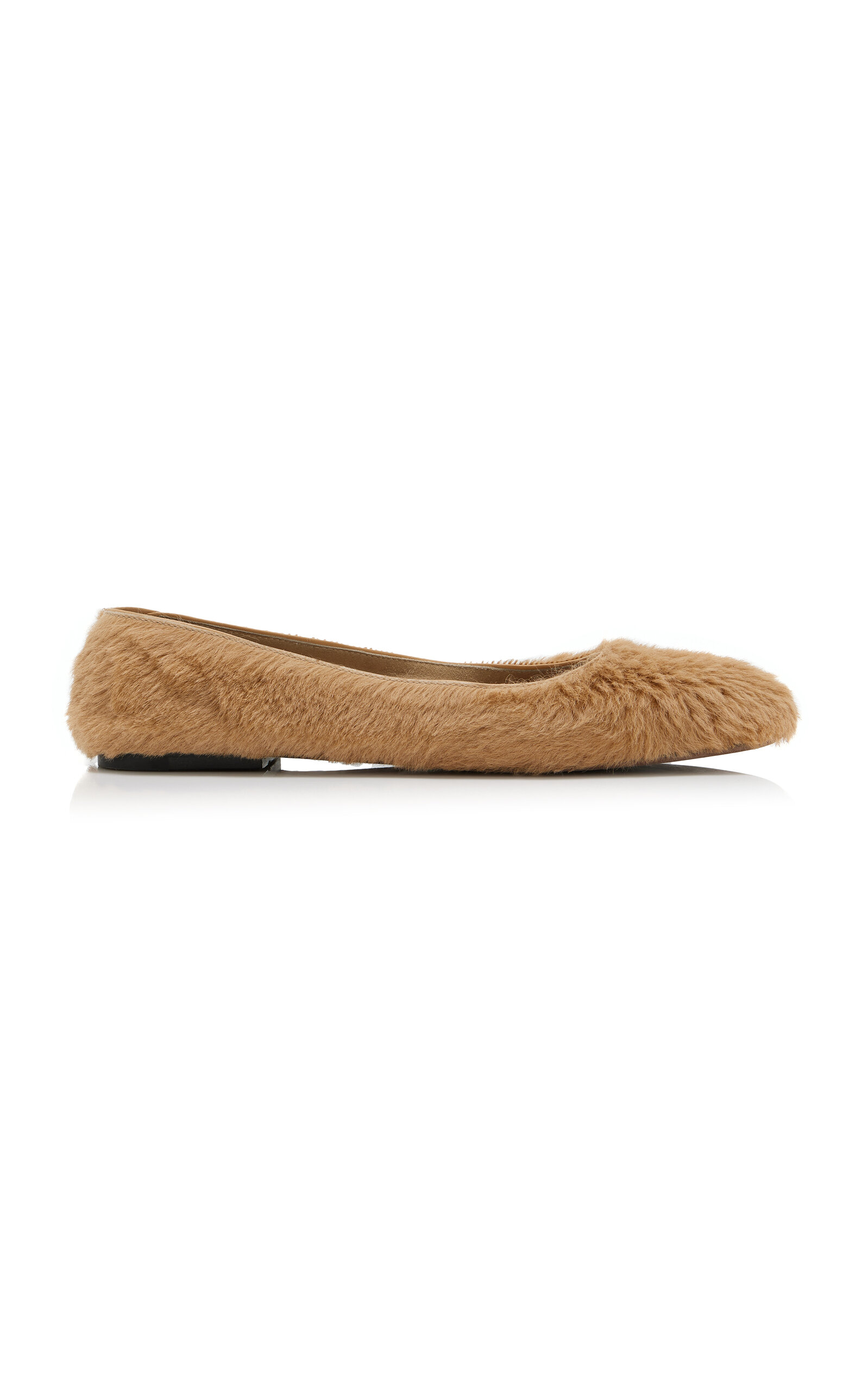 The Row Pony Hair Ballet Flats