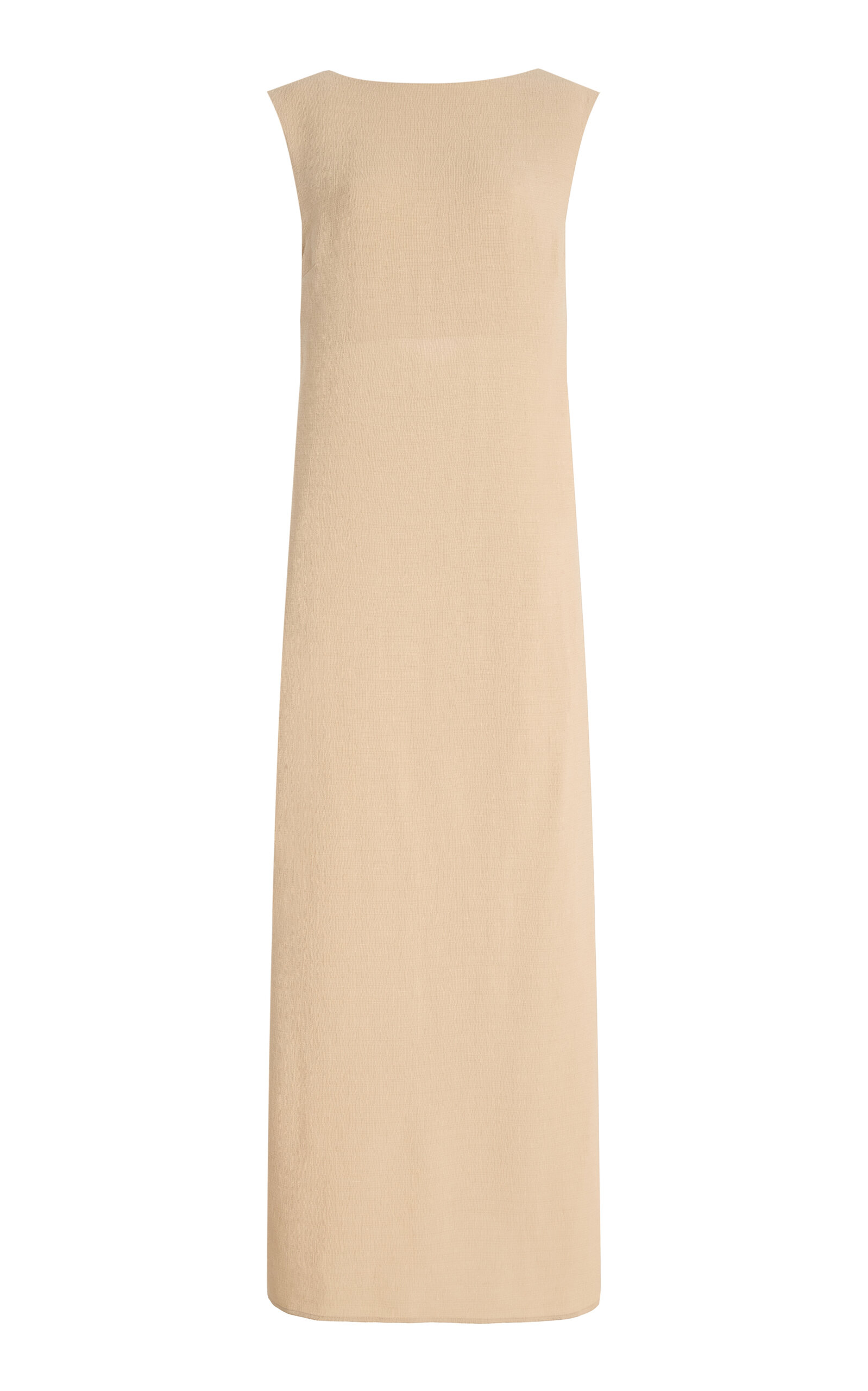 Matteau Open-Back Crepe Maxi Dress