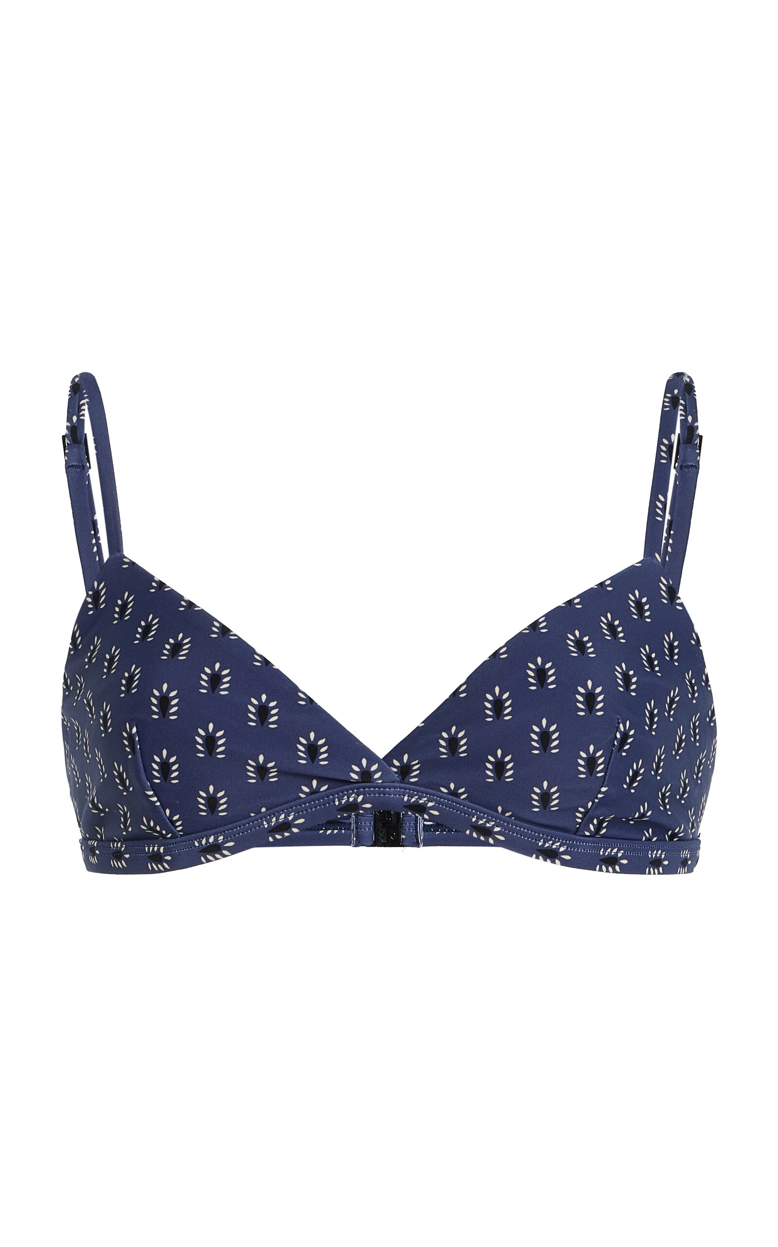 Shop Matteau Tri Bikini Top In Blue