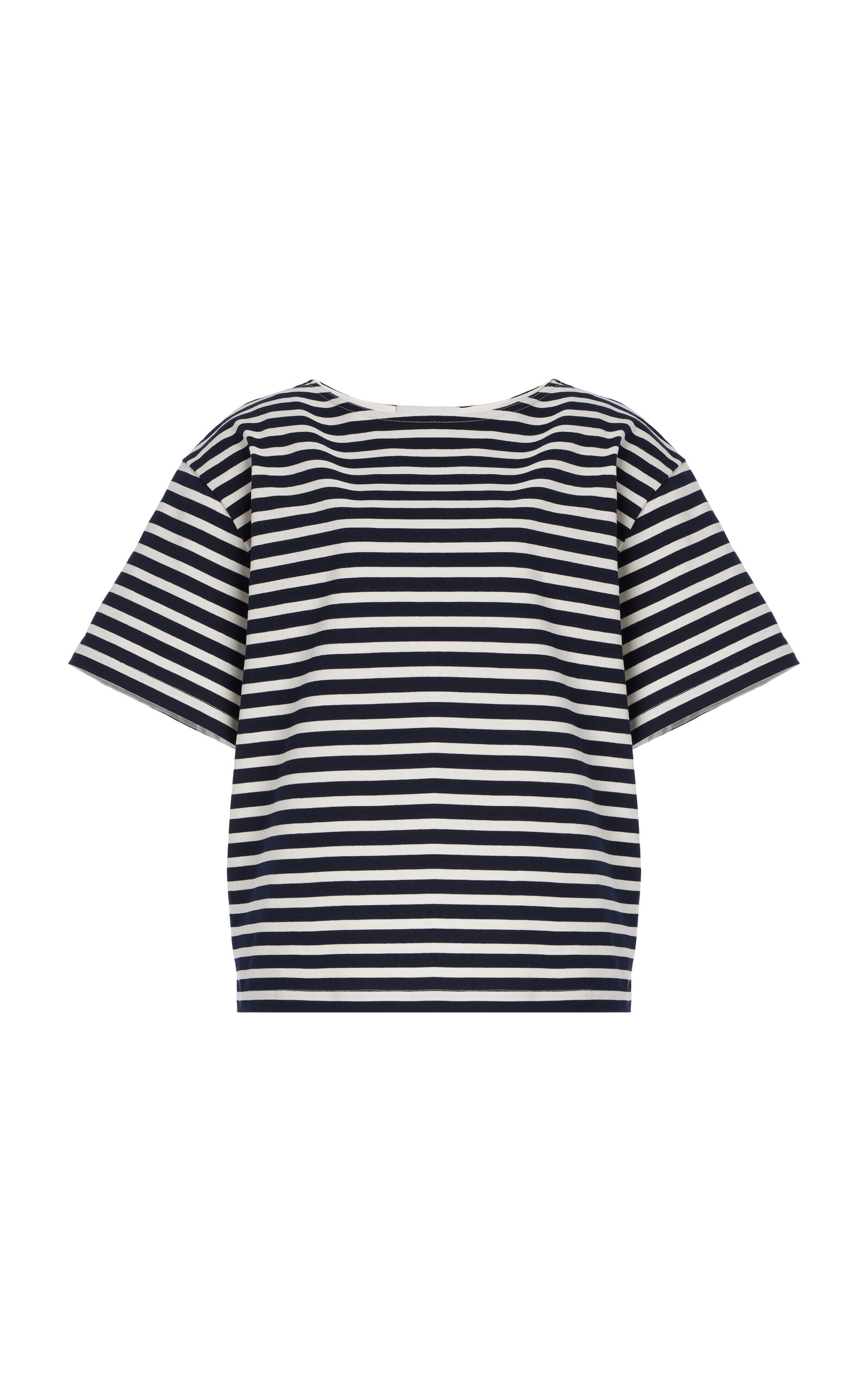 Shop Matteau Striped Organic Cotton T-shirt