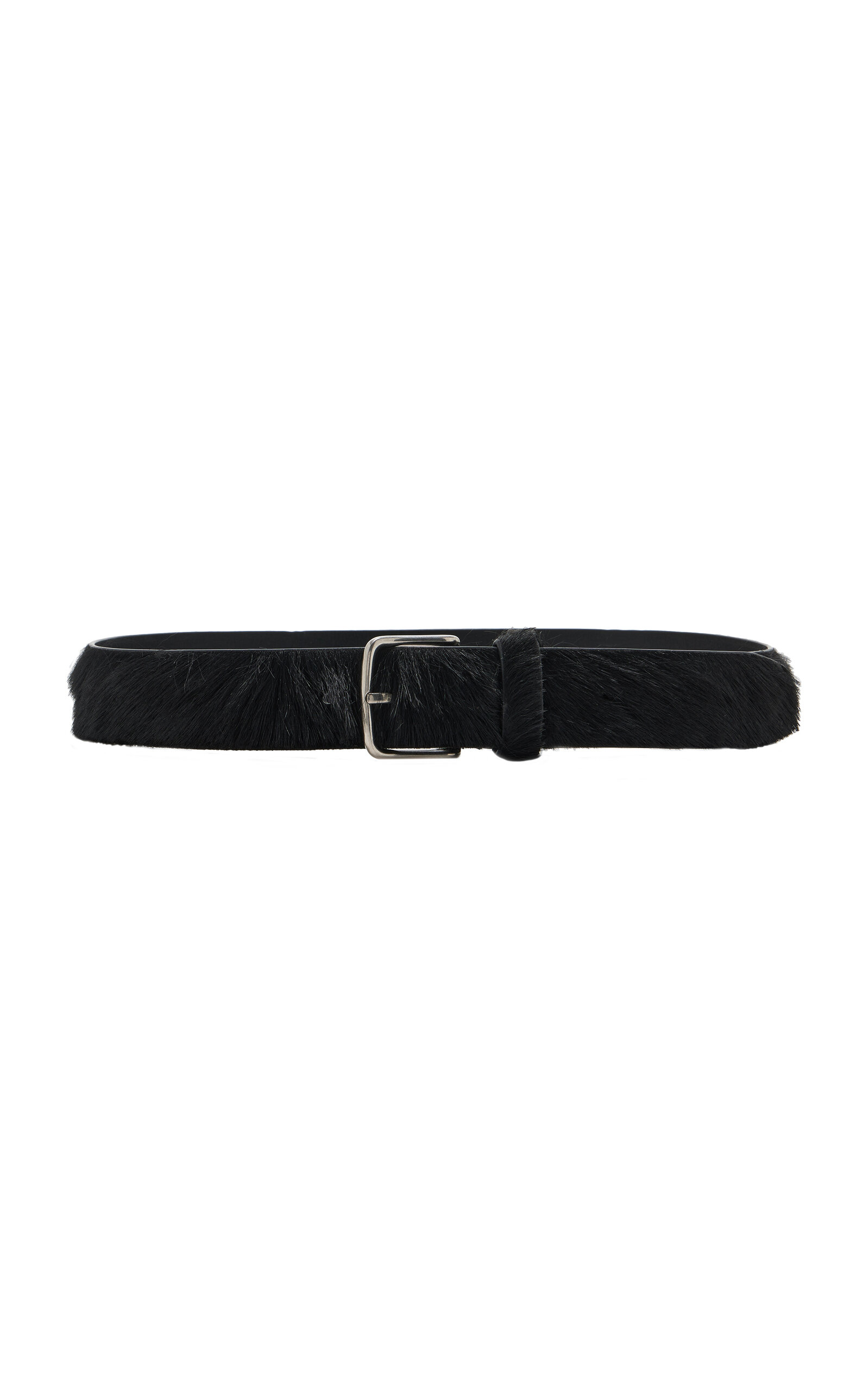 Shop The Row Classic Pony Hair Maxi Belt