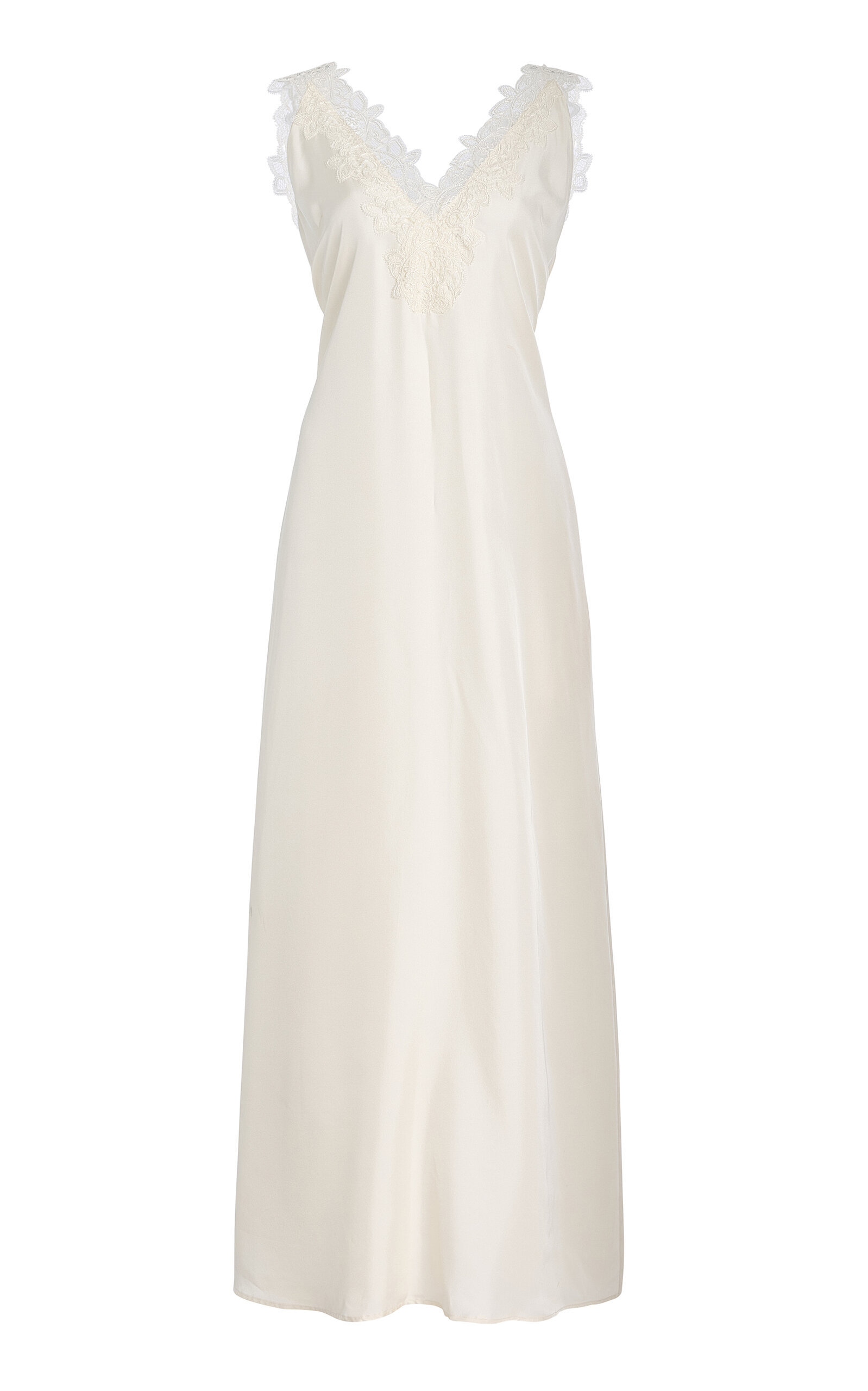 Róhe Silk Lace Dress - Ivory