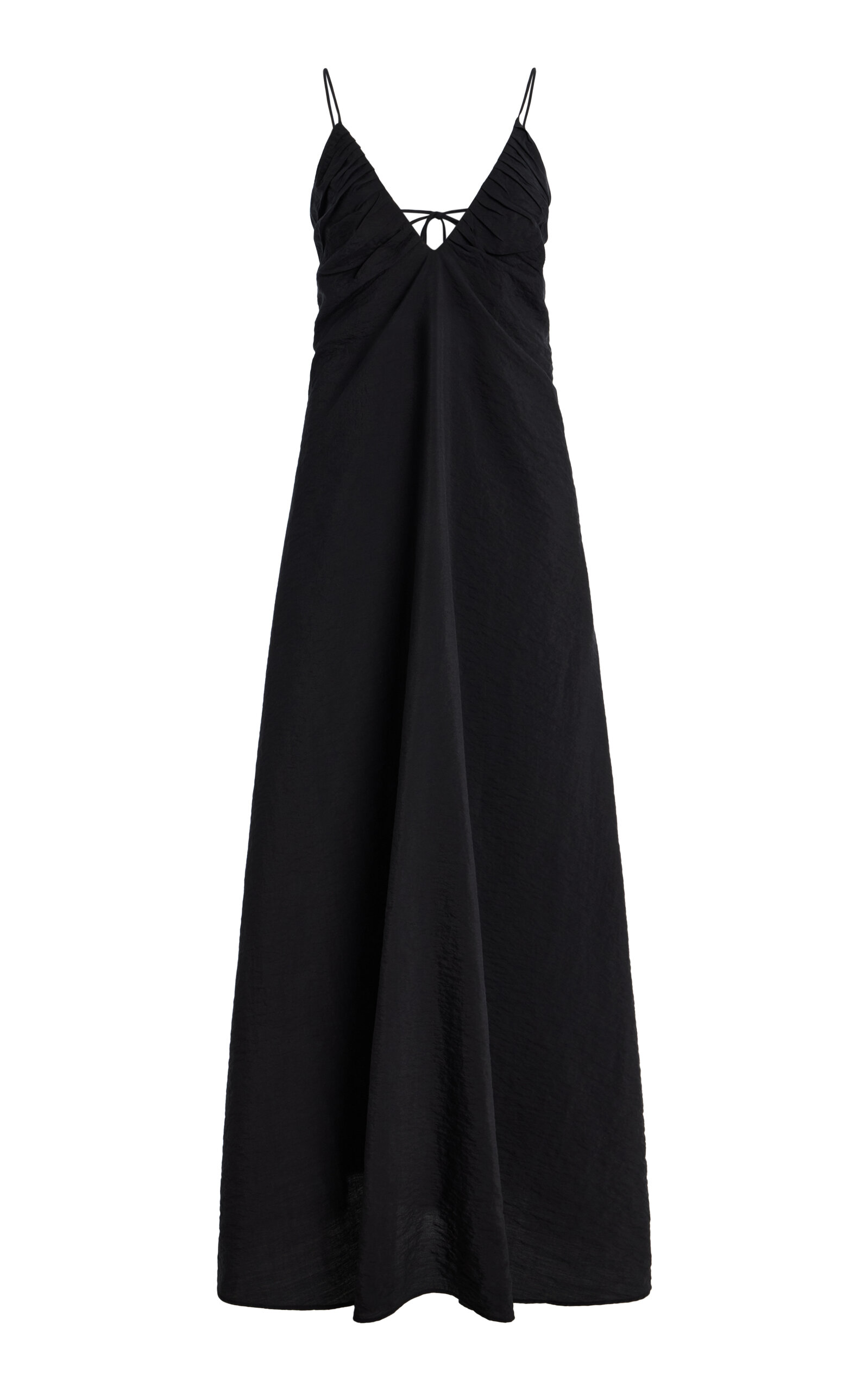 Rohe Hammered-silk Maxi Dress