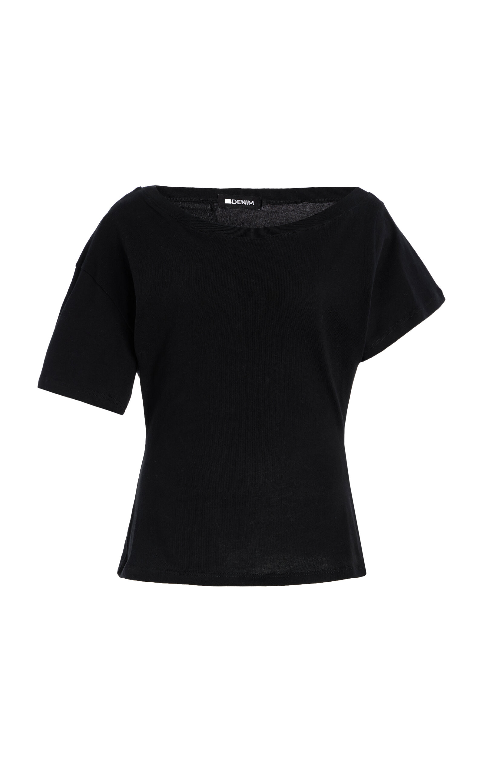 Elena Off-The-Shoulder Cotton T-Shirt