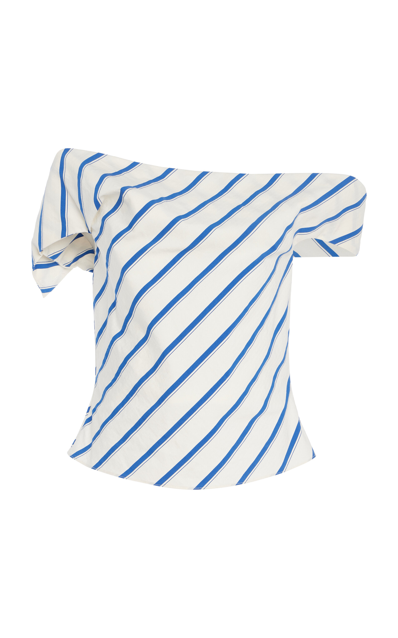 Rosie Assoulin Exclusive Can't Bare It Off-The-Shoulder Cotton Top