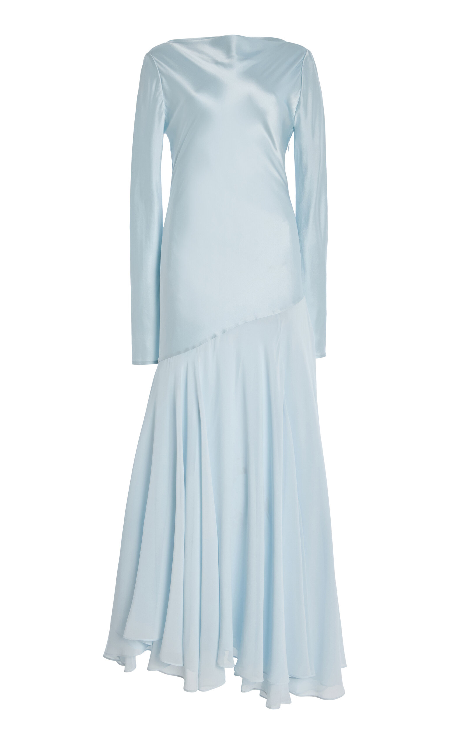Tove Cordelia Silk Dress - Blue