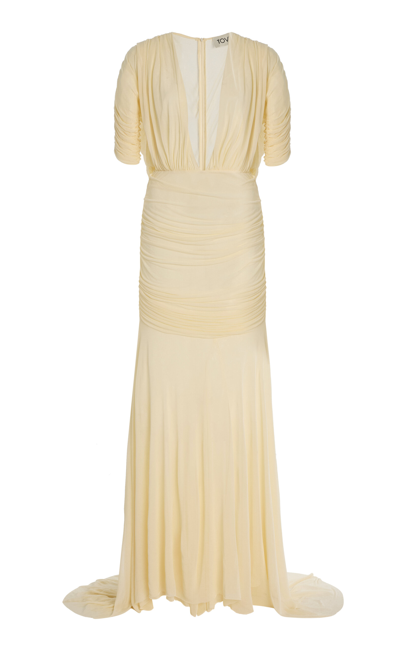 Tove Devi Gathered Jersey Gown