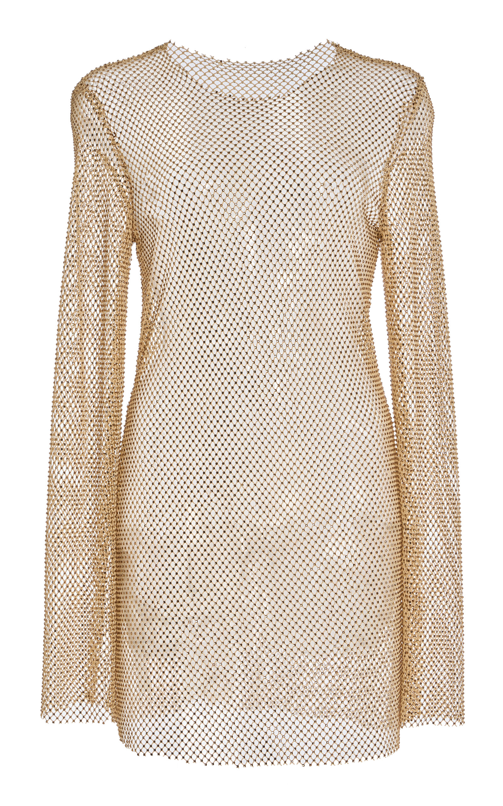 Tove Carmen Crystal-Mesh Top