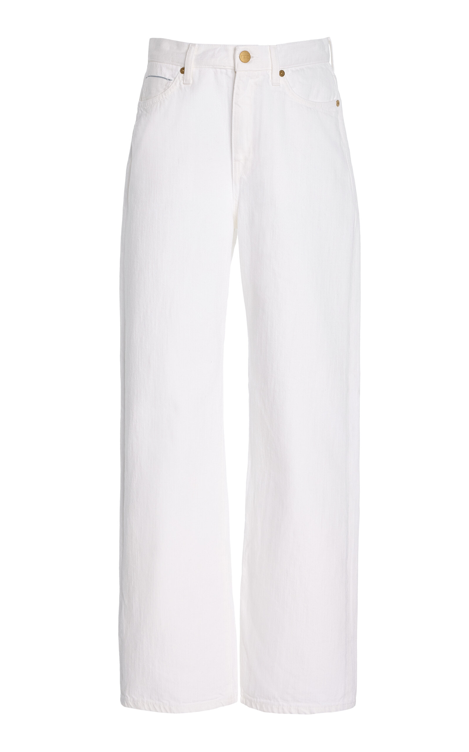 Sade Rigid Mid-Rise Straight-Leg Jeans