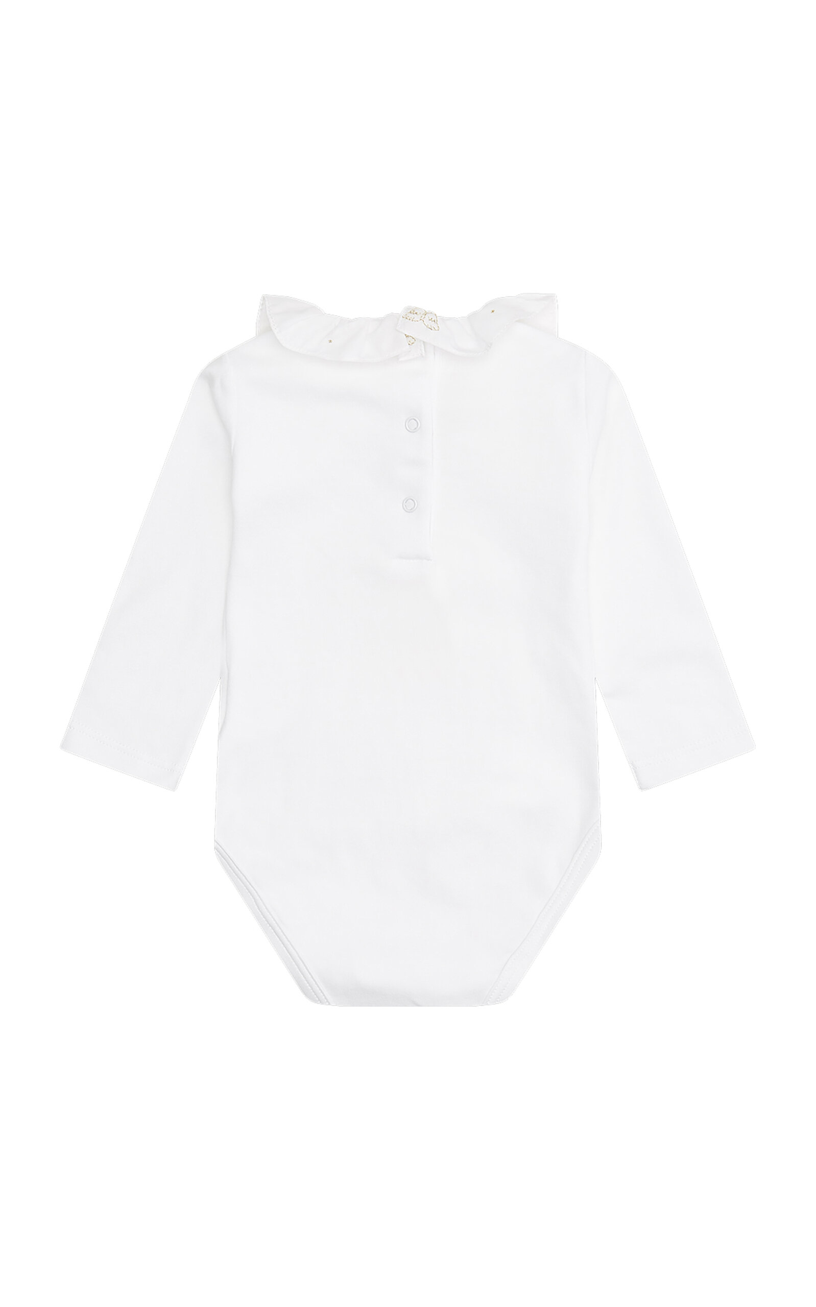 Marie-Chantal Infants'Angel Wing™ Ruffled Embroidered Onesie