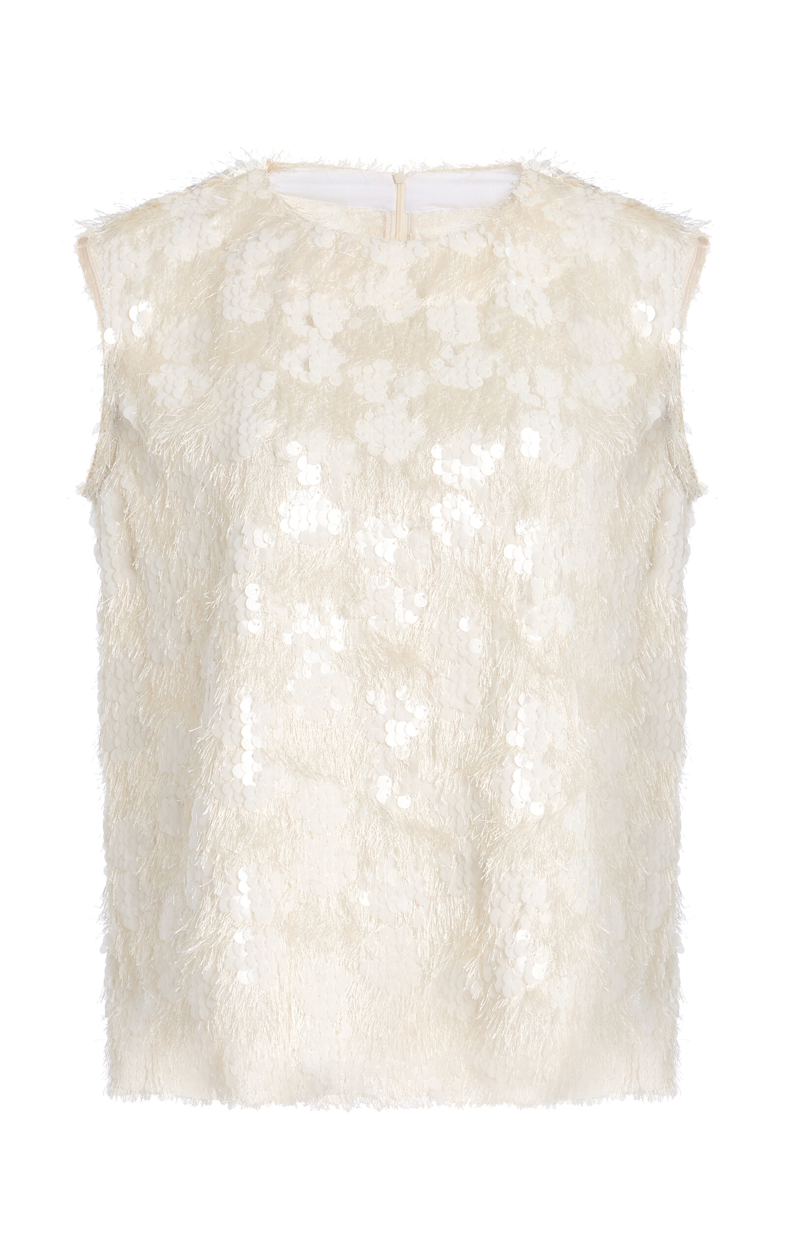 Niccolò Pasqualetti Carta Pendant-Sequined Tank Top