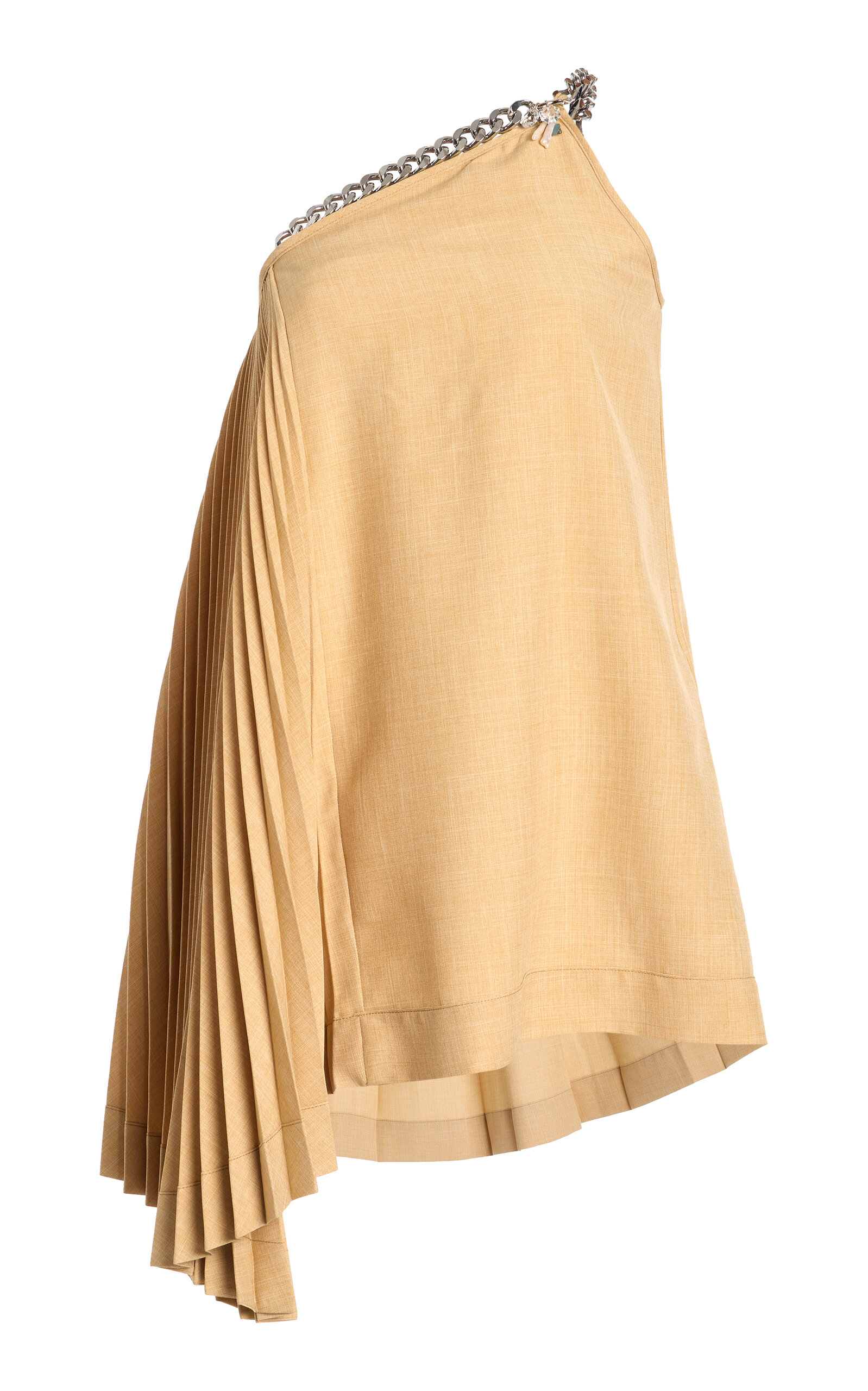Niccolò Pasqualetti Catena Tailoring Canvas Top In Neutral