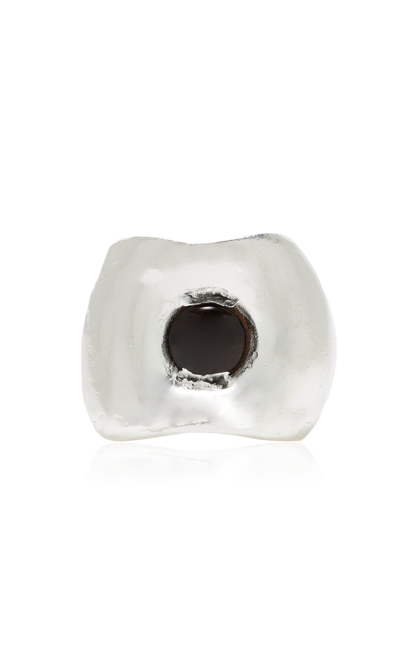 Simuero Moma Sterling Silver Quartz Ring - Silver - Moda Operandi