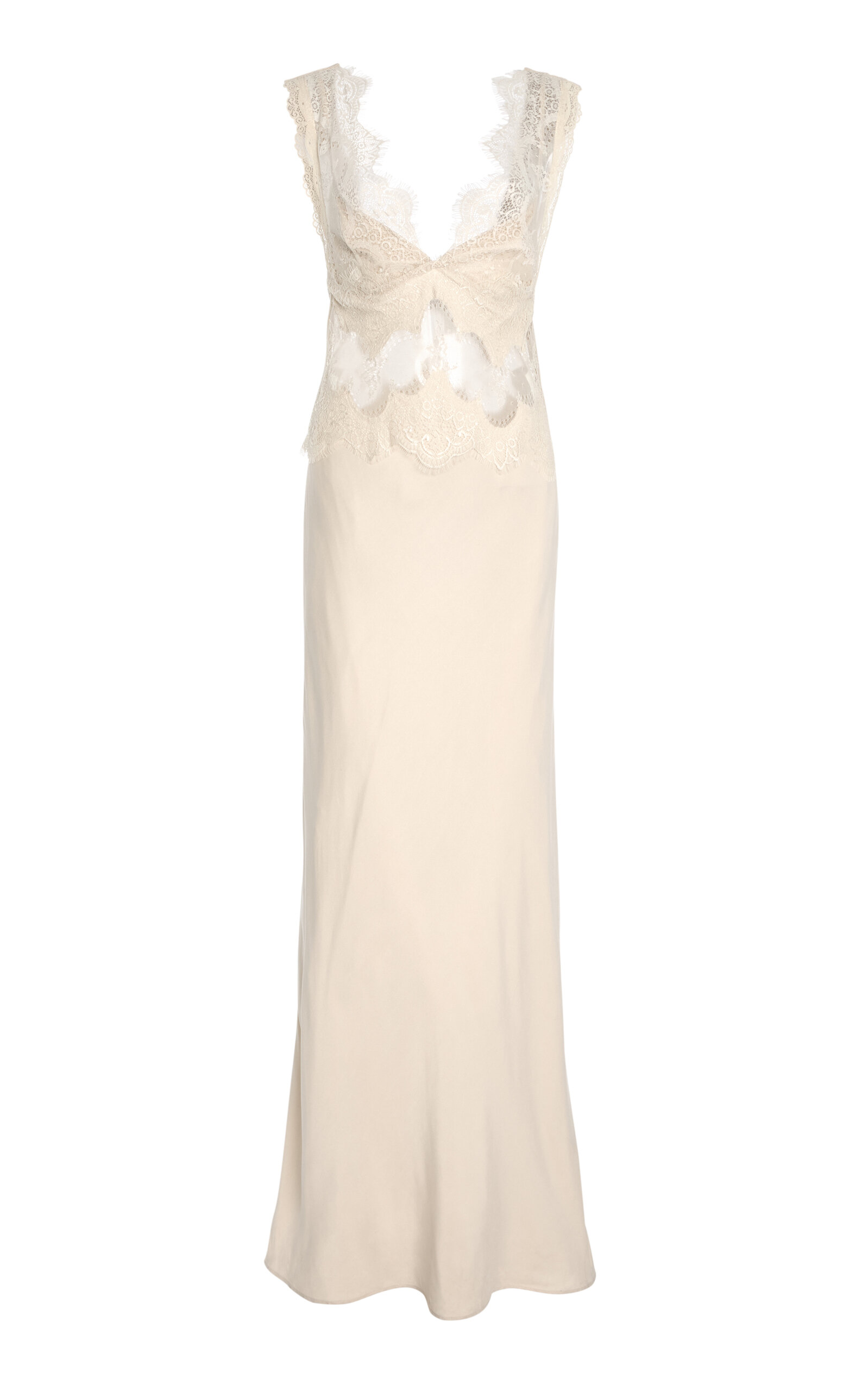Third Form Visions Lace Maxi Dress In Ivory