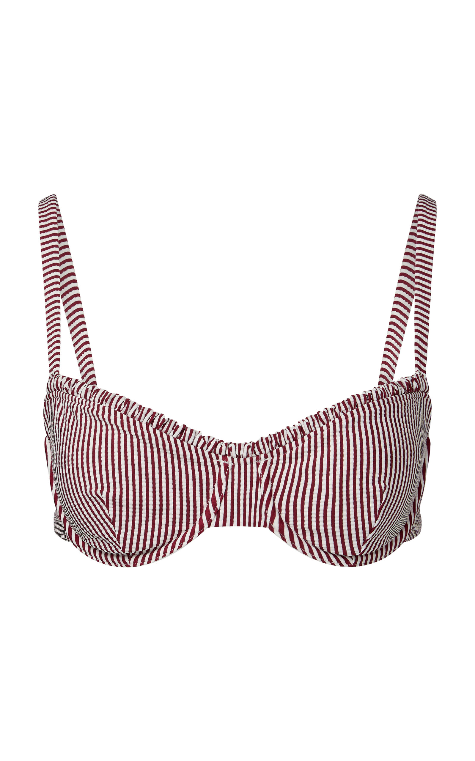 Onia Marilyn Bikini Top In Stripe