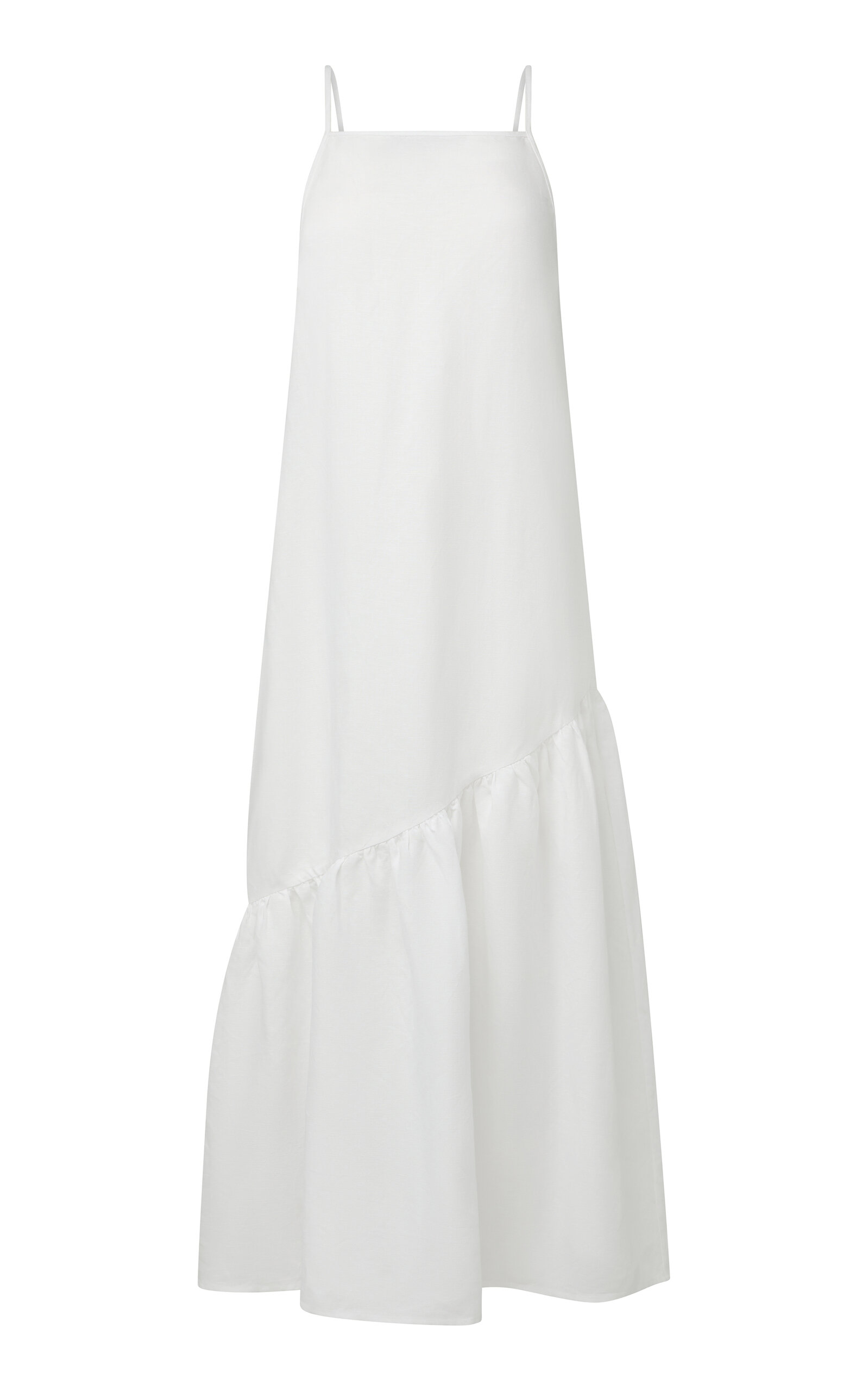 Onia Linen-Blend Maxi Dress - White - Women's Clothing