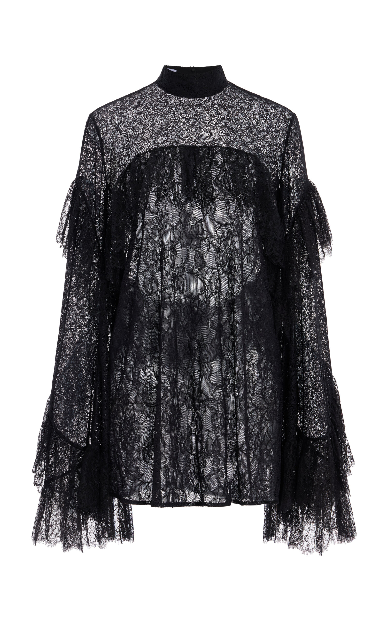 Exclusive Carine Ruffled Lace Top
