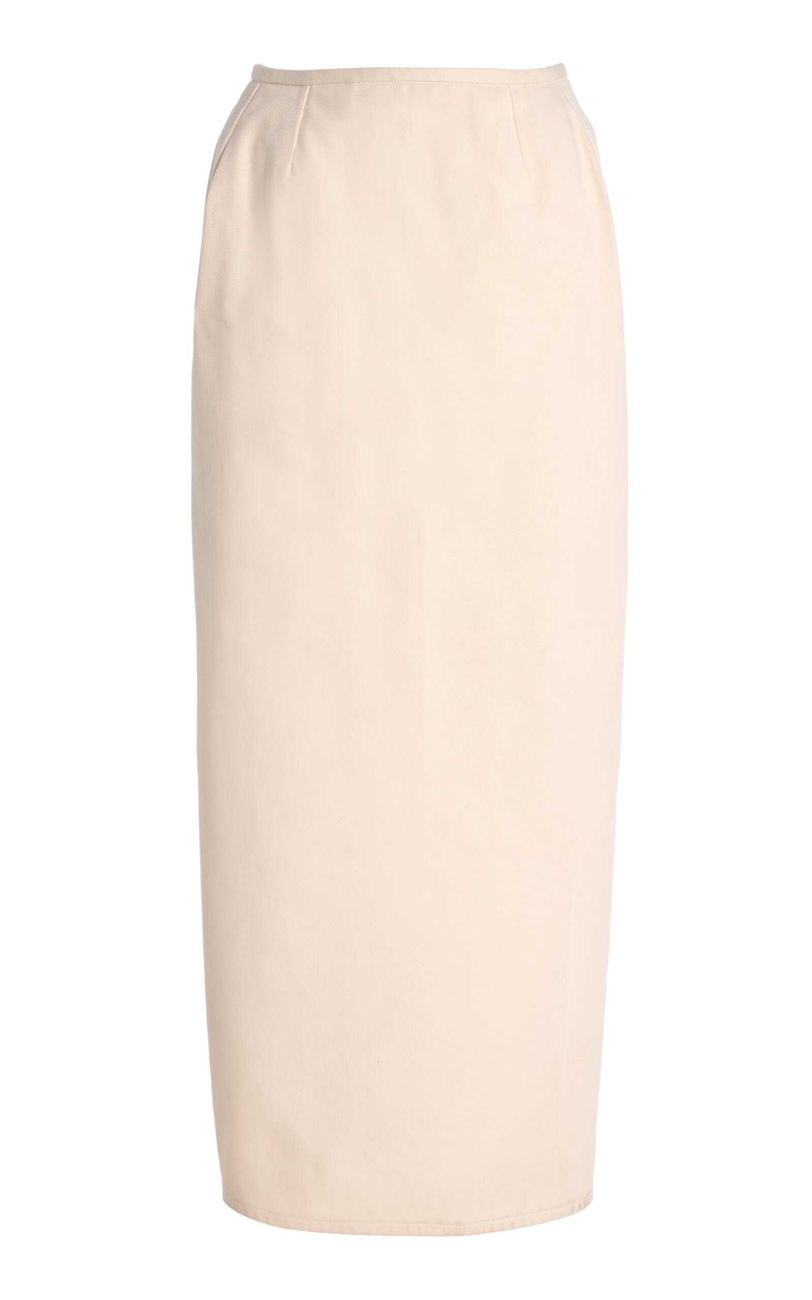 DELPOZO Exclusive Architectural Cotton Maxi Skirt