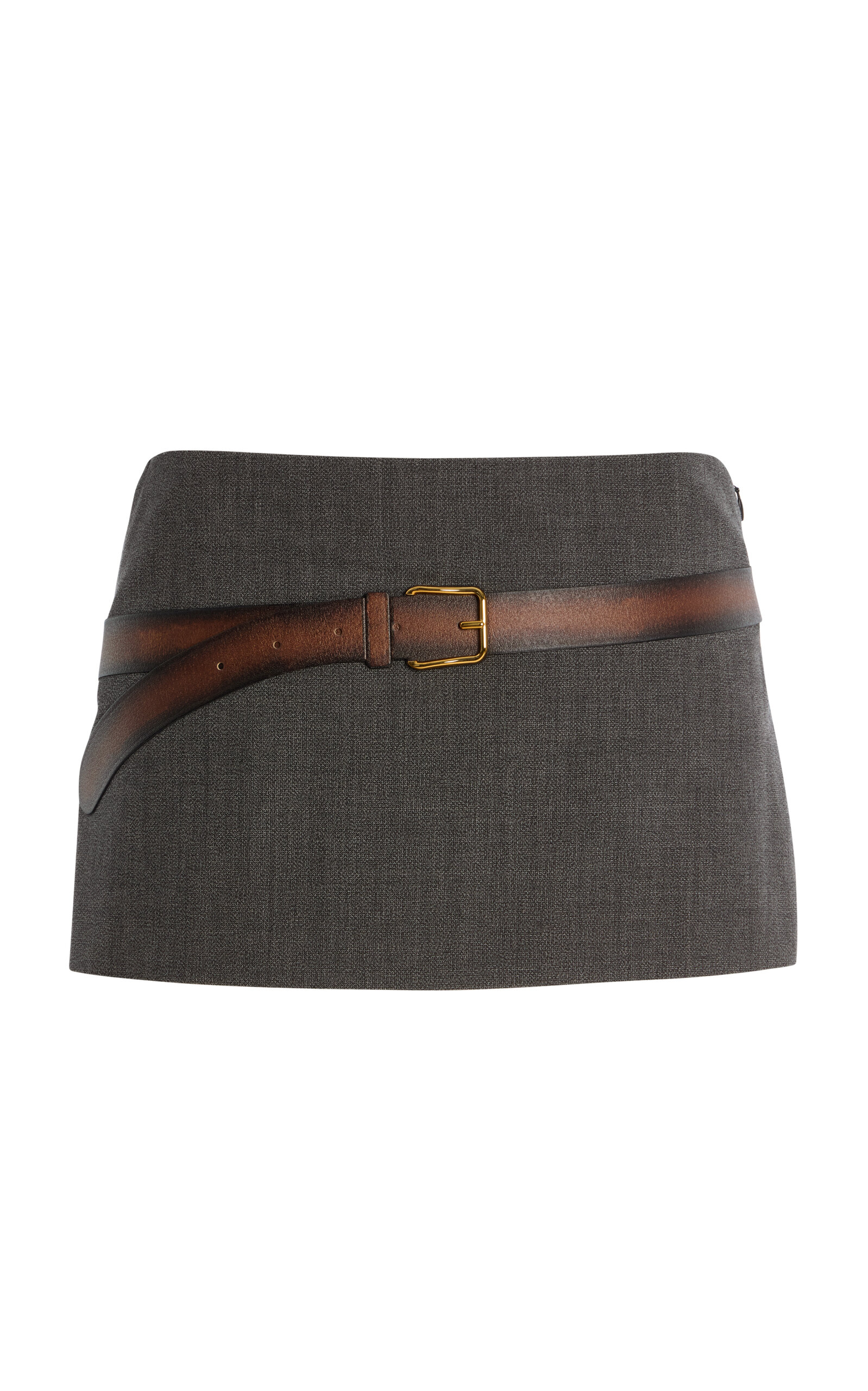 Prada Wool Midi Skirt