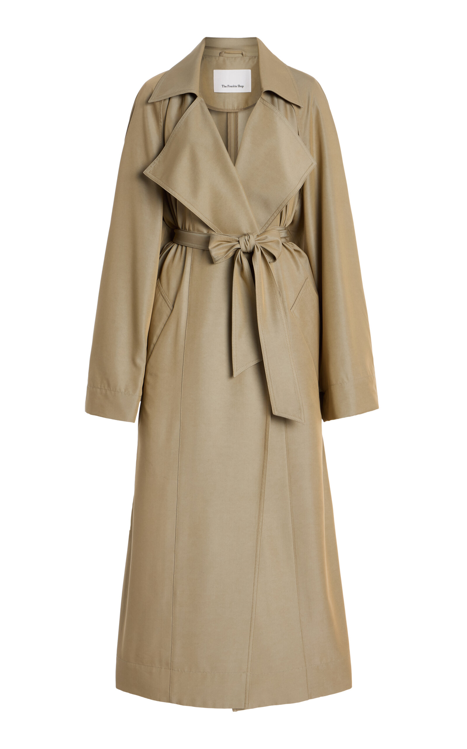 The Frankie Shop Astoria Cutout Trench Coat