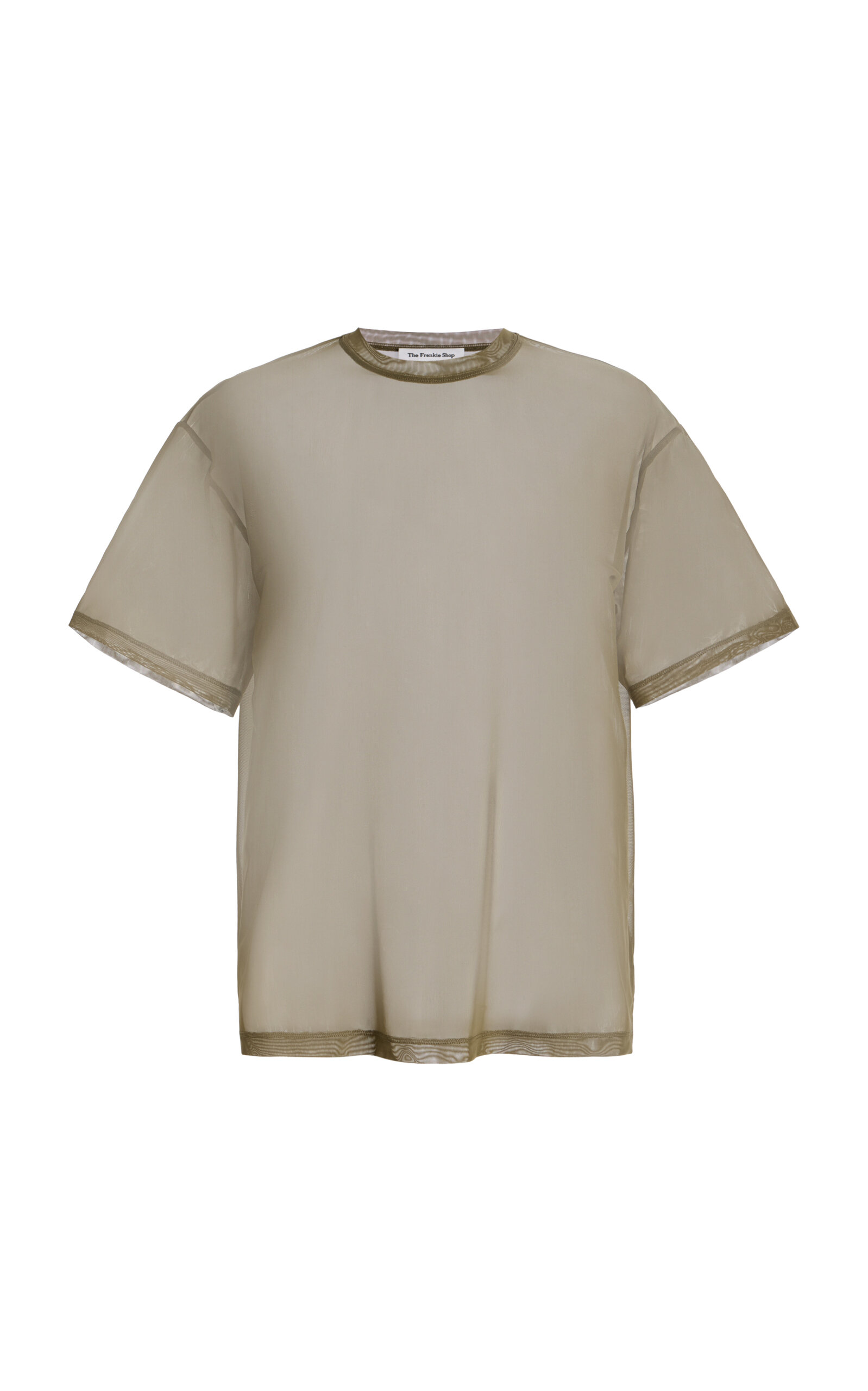 The Frankie Shop Zolli Mesh T-Shirt - Green - Women's Clothing