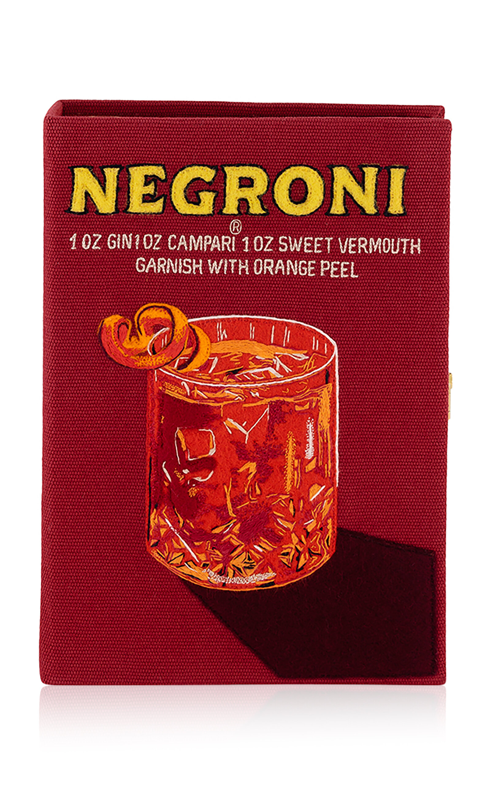 Olympia Le-Tan x Olympia of Greece Negroni Book Clutch - Red - OS