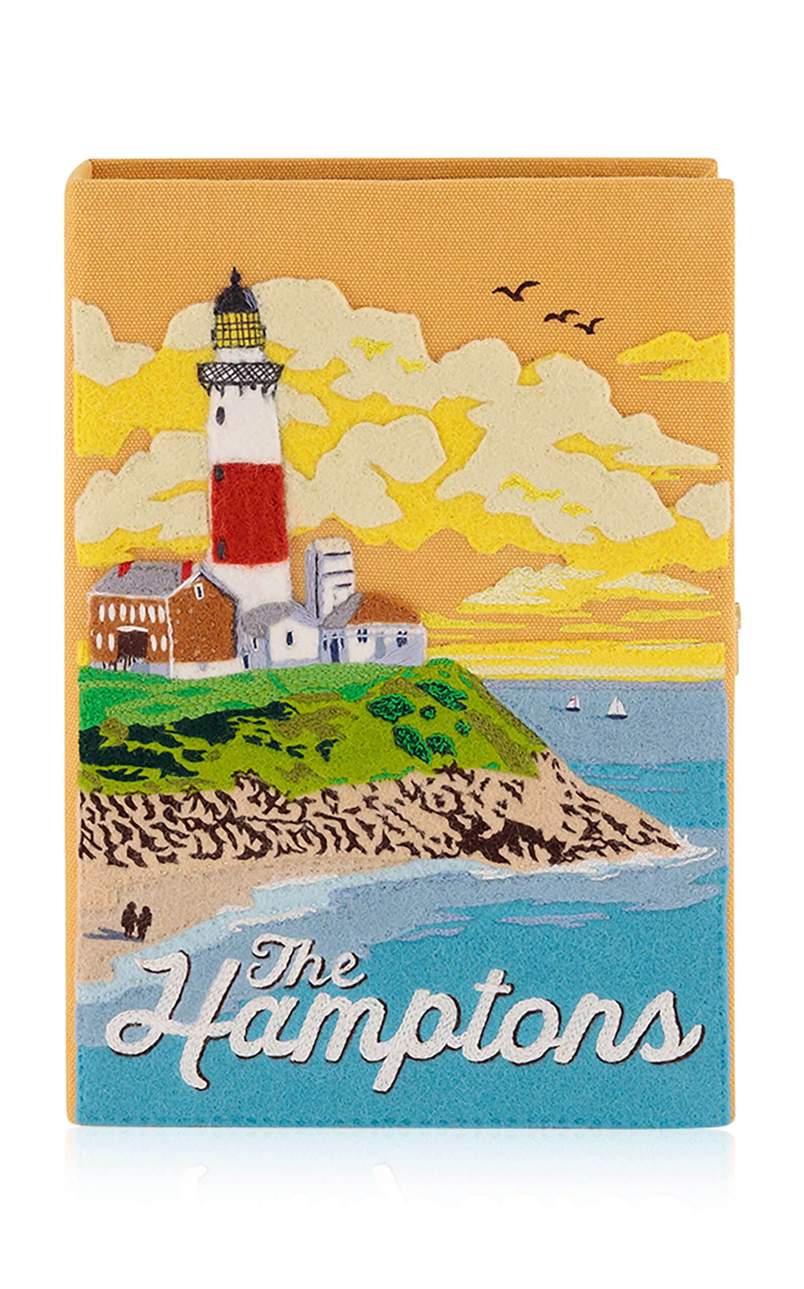 Olympia Le-Tan The Hamptons Book Clutch - Yellow - OS