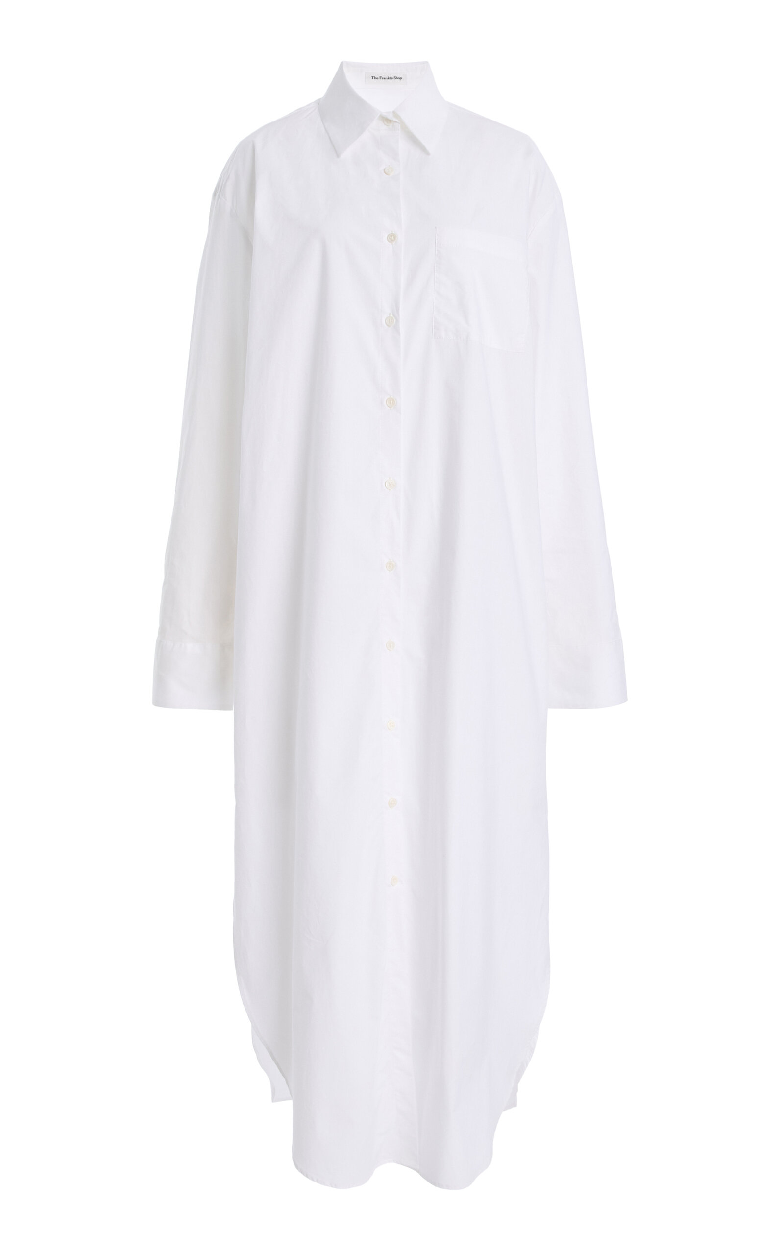The Frankie Shop Helena Maxi Shirt Dress