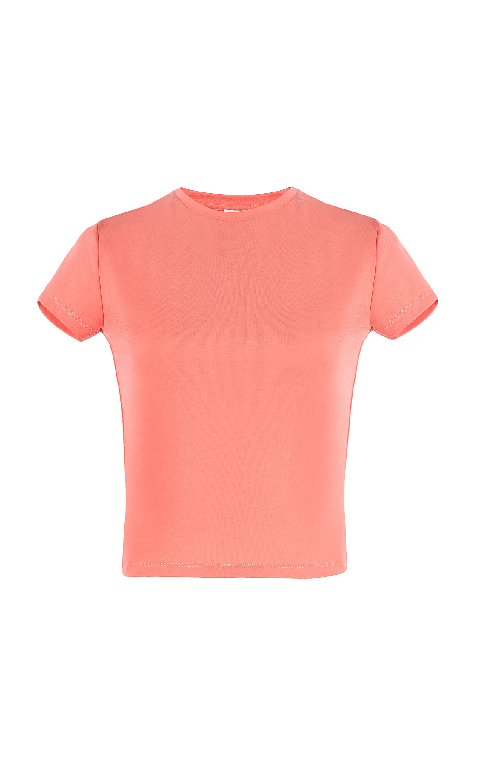 Alfie Exclusive Crew Neck Cotton T-shirt In Pink