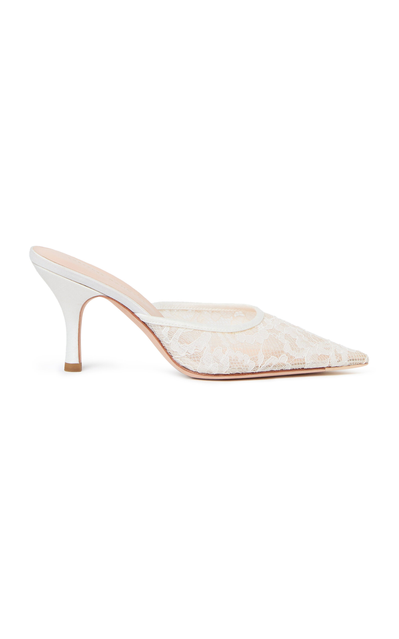 Loeffler Randall Layla Pointed Toe Mule In White