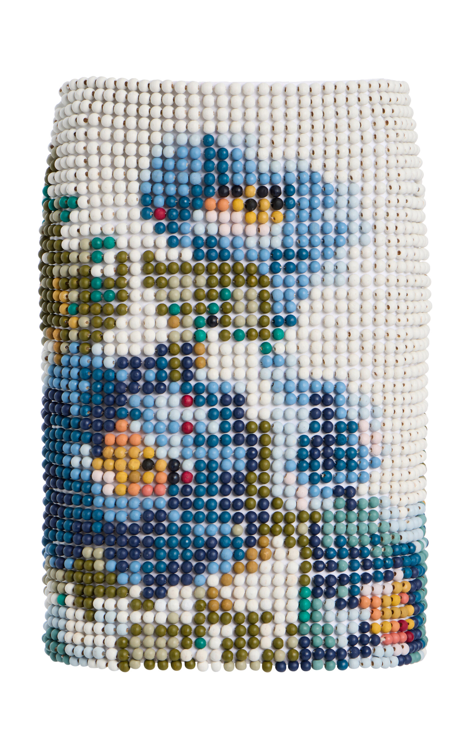 S.S.DALEY Beaded Cotton Twill Midi Skirt - Women's Clothing