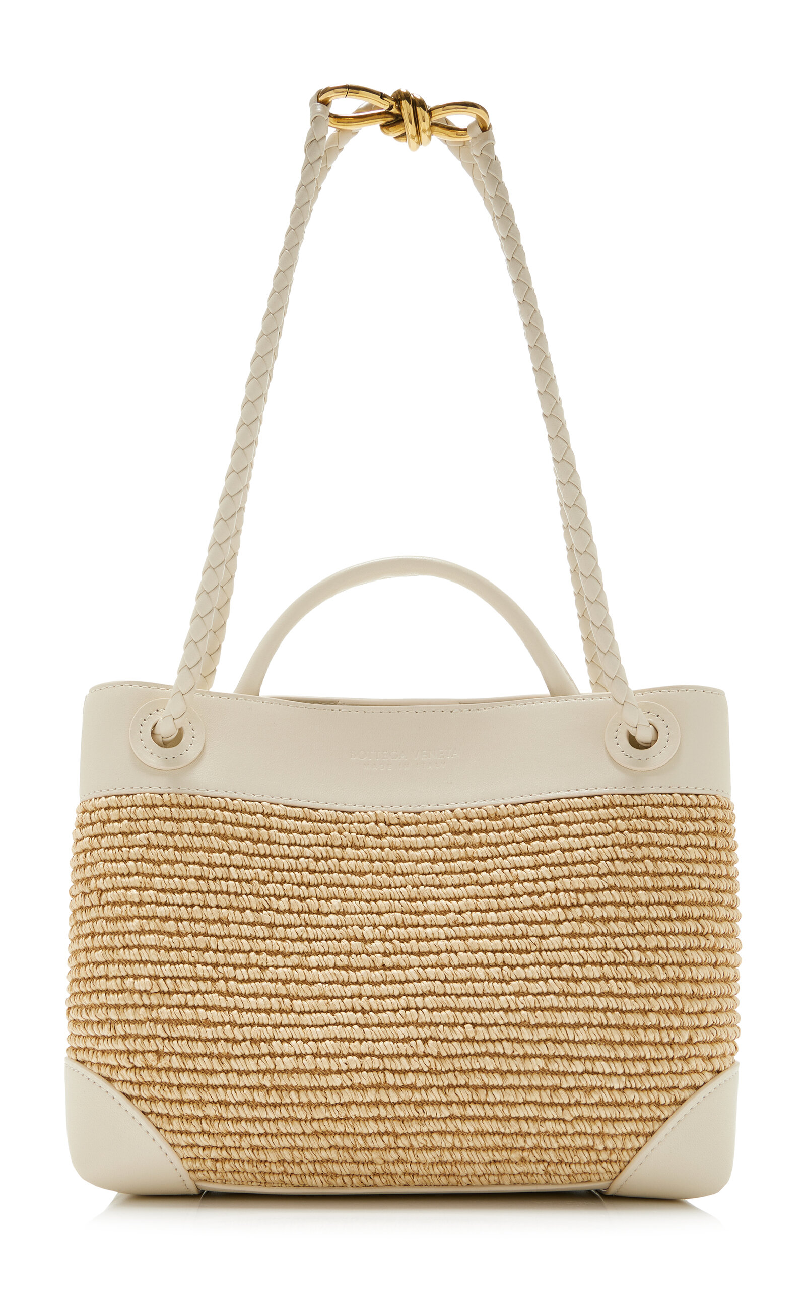 Bottega Veneta Small Andiamo Raffia Bag