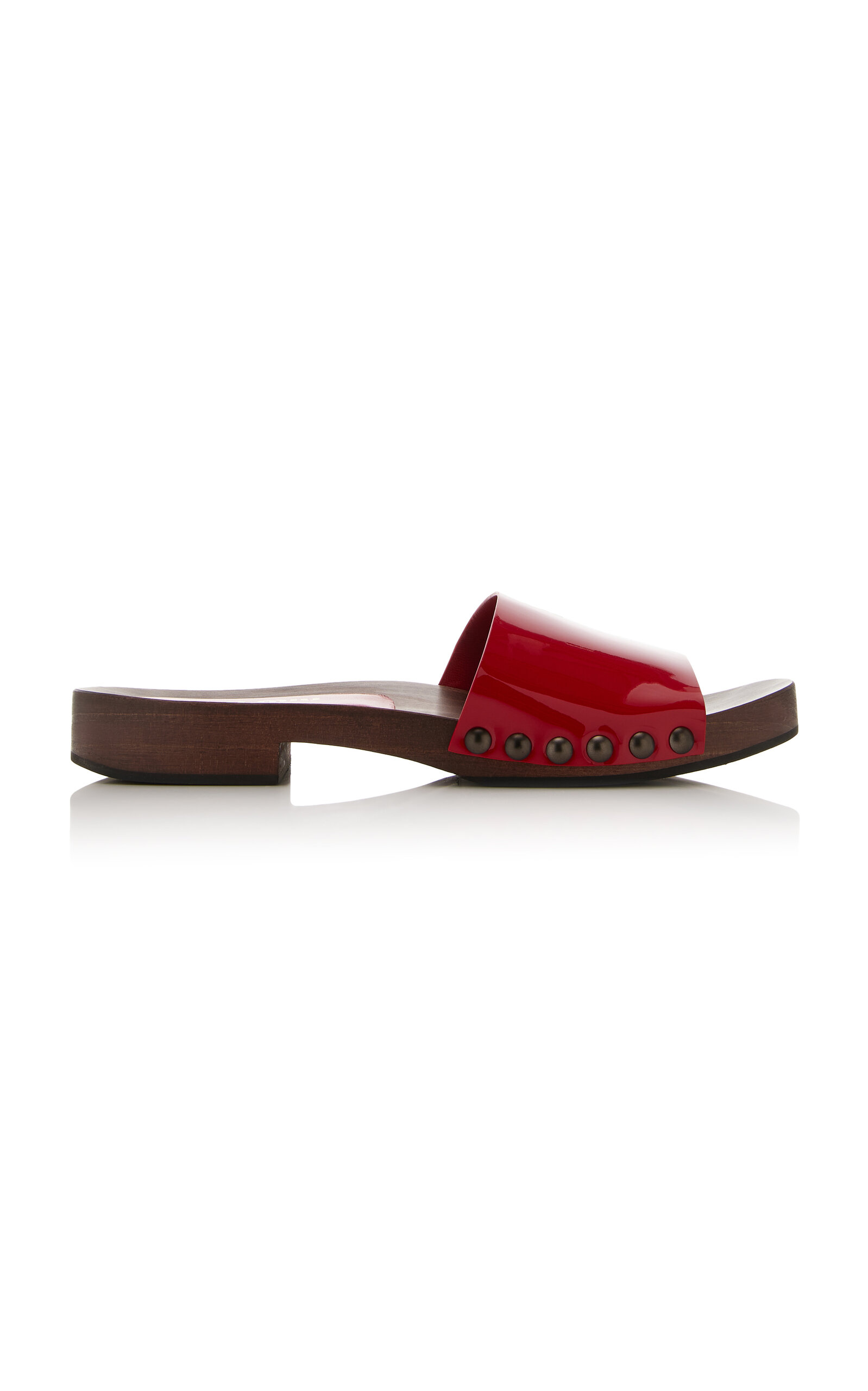 Miu Miu Patent Leather Clogs - Women's Shoes